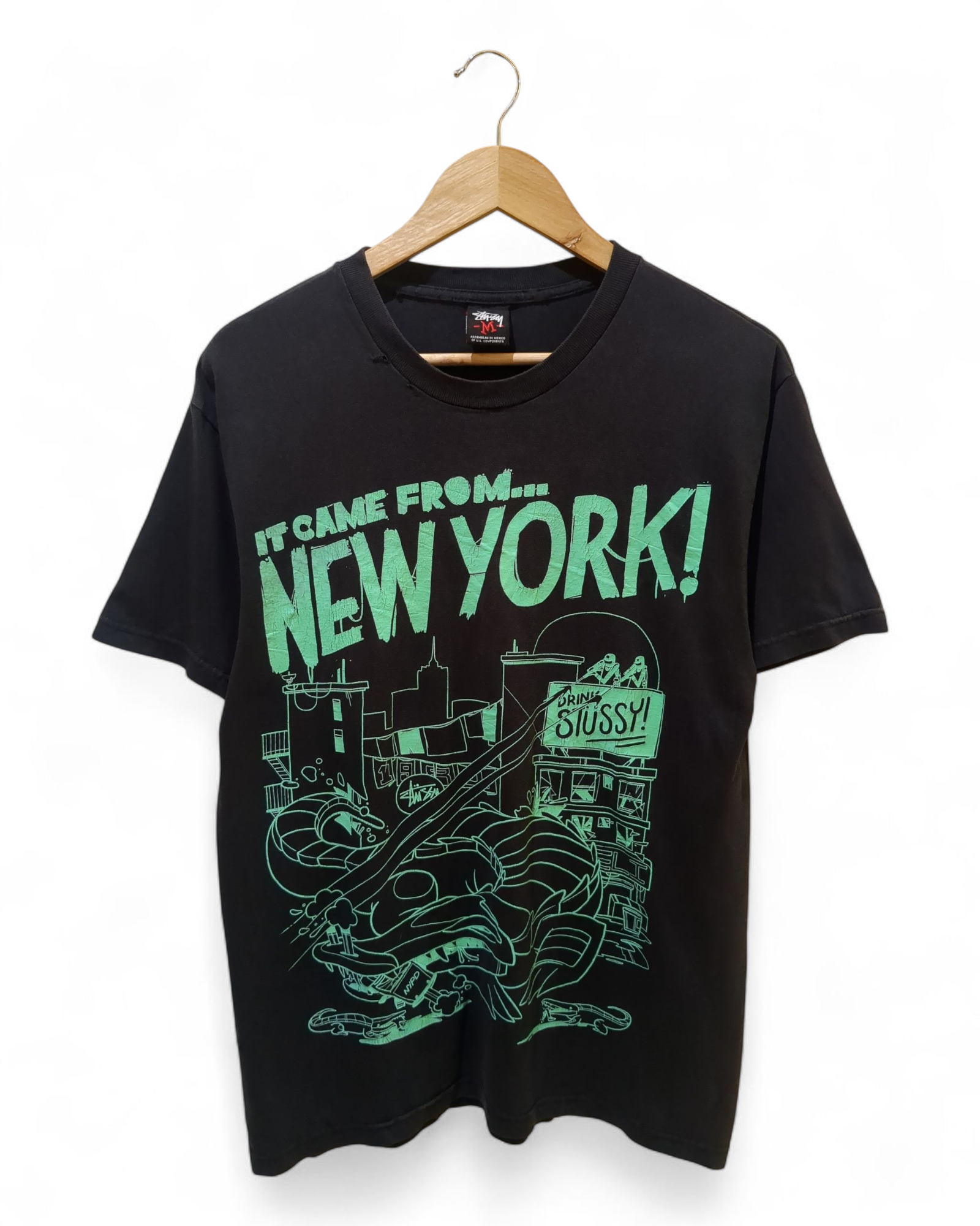 Stussy 00s It Came From New York Tee - (M)