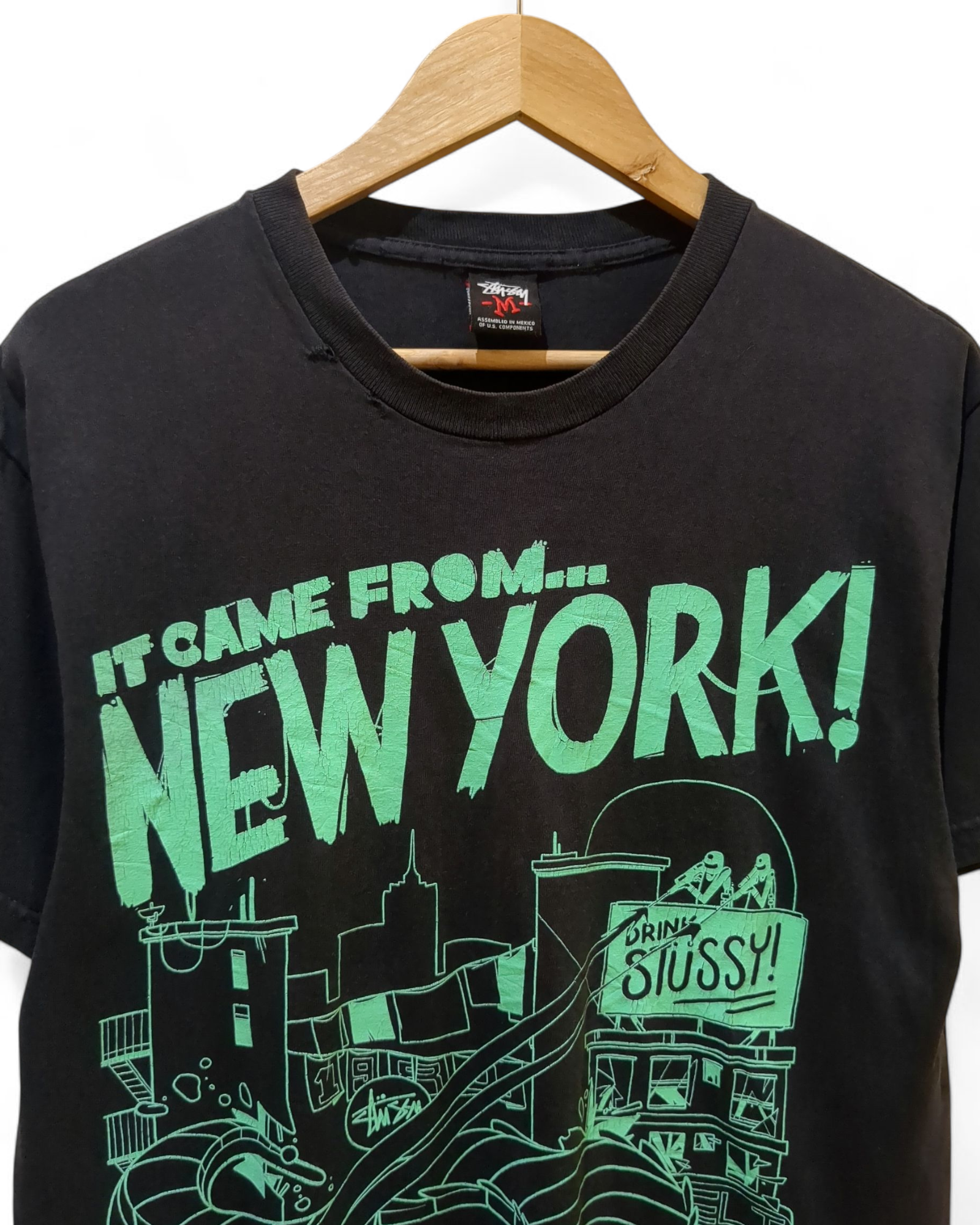 Stussy 00s It Came From New York Tee - (M)