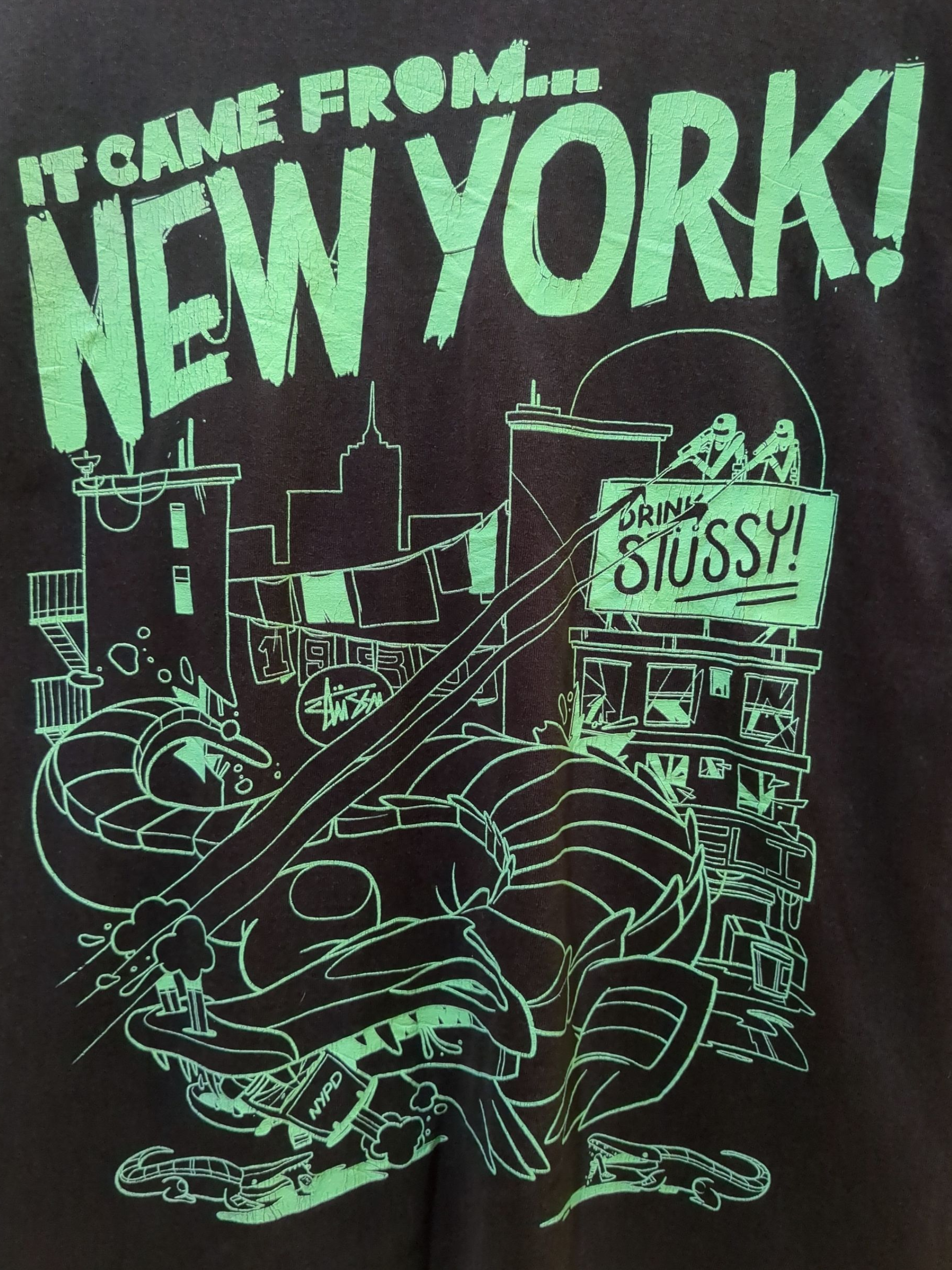 Stussy 00s It Came From New York Tee - (M)