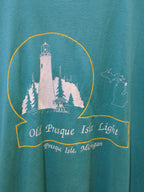 Fruit Of The Loom 90s Presque Isle Single Stitch Tee - (L)