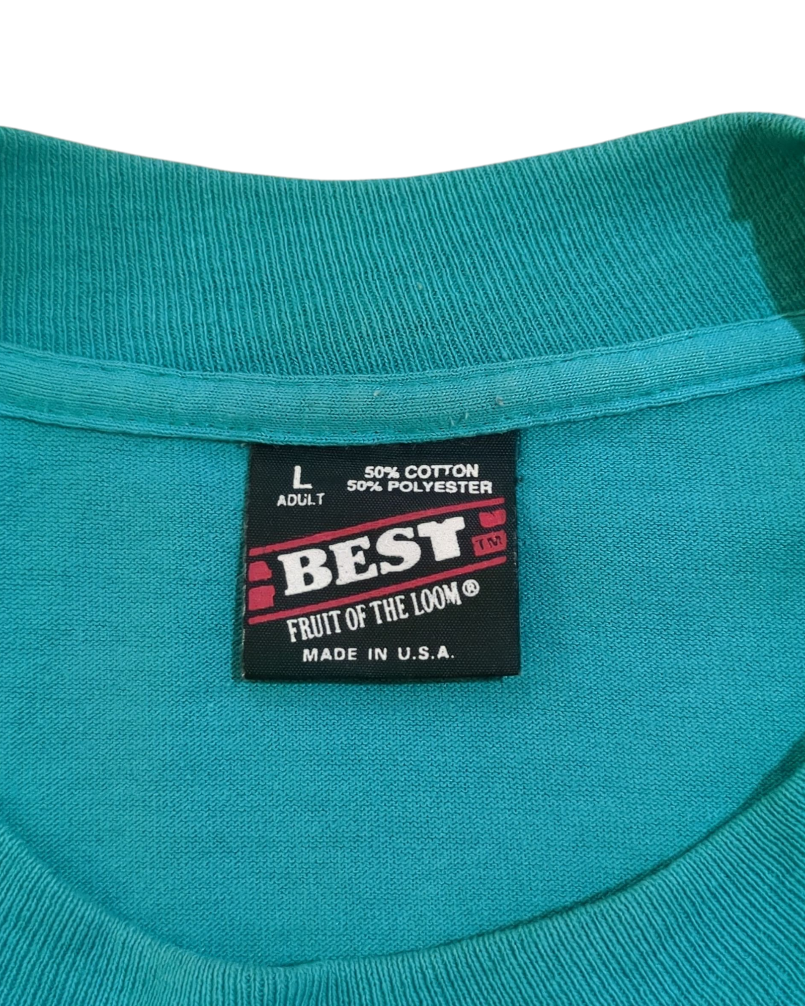 Fruit Of The Loom 90s Presque Isle Single Stitch Tee - (L)