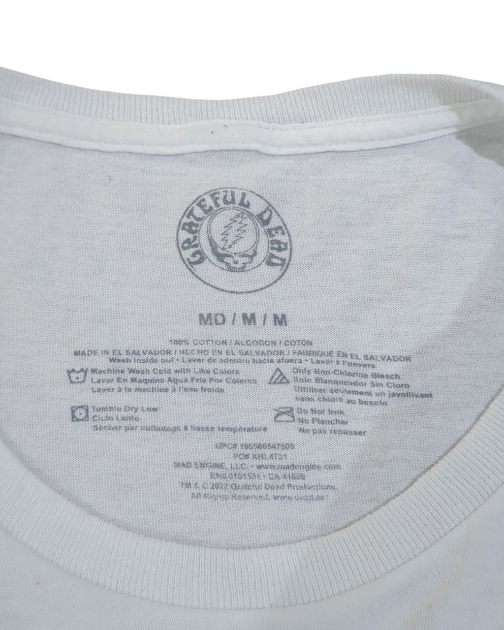 Grateful Dead Steal Your Face Skull Tee - (S)