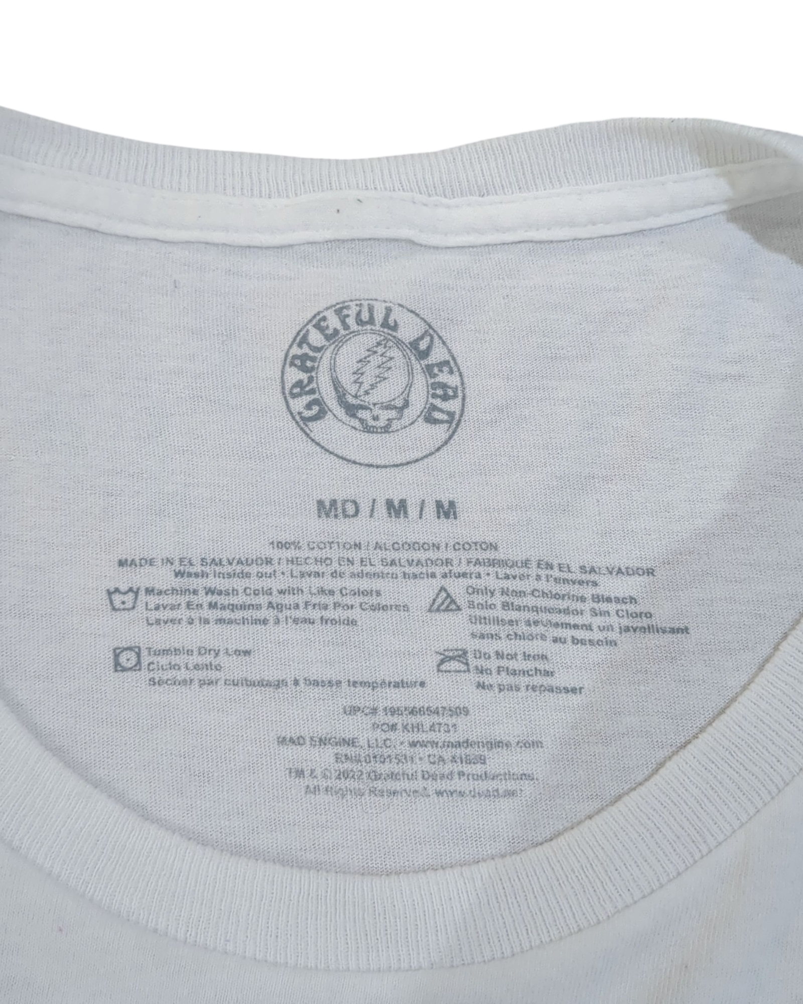 Grateful Dead Steal Your Face Skull Tee - (S)