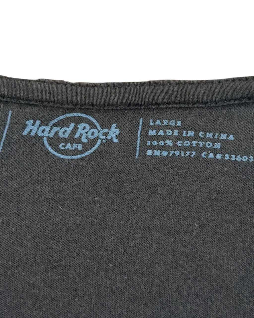Hard Rock Cafe Thrashed Hollywood Guitar Tee - (XL)