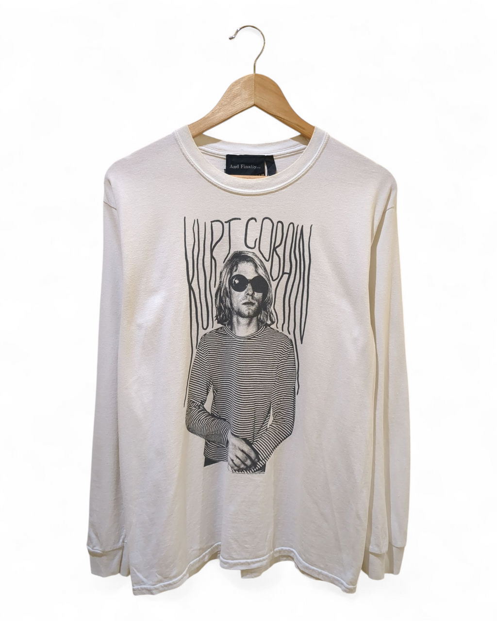 Topshop 2017 Kurt Cobain Long Sleeve Tee - (M)