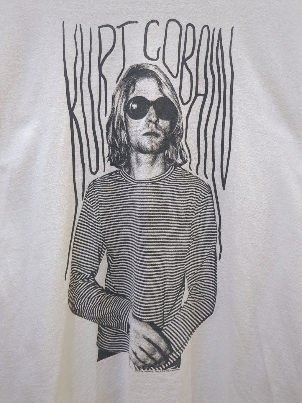 Topshop 2017 Kurt Cobain Long Sleeve Tee - (M)
