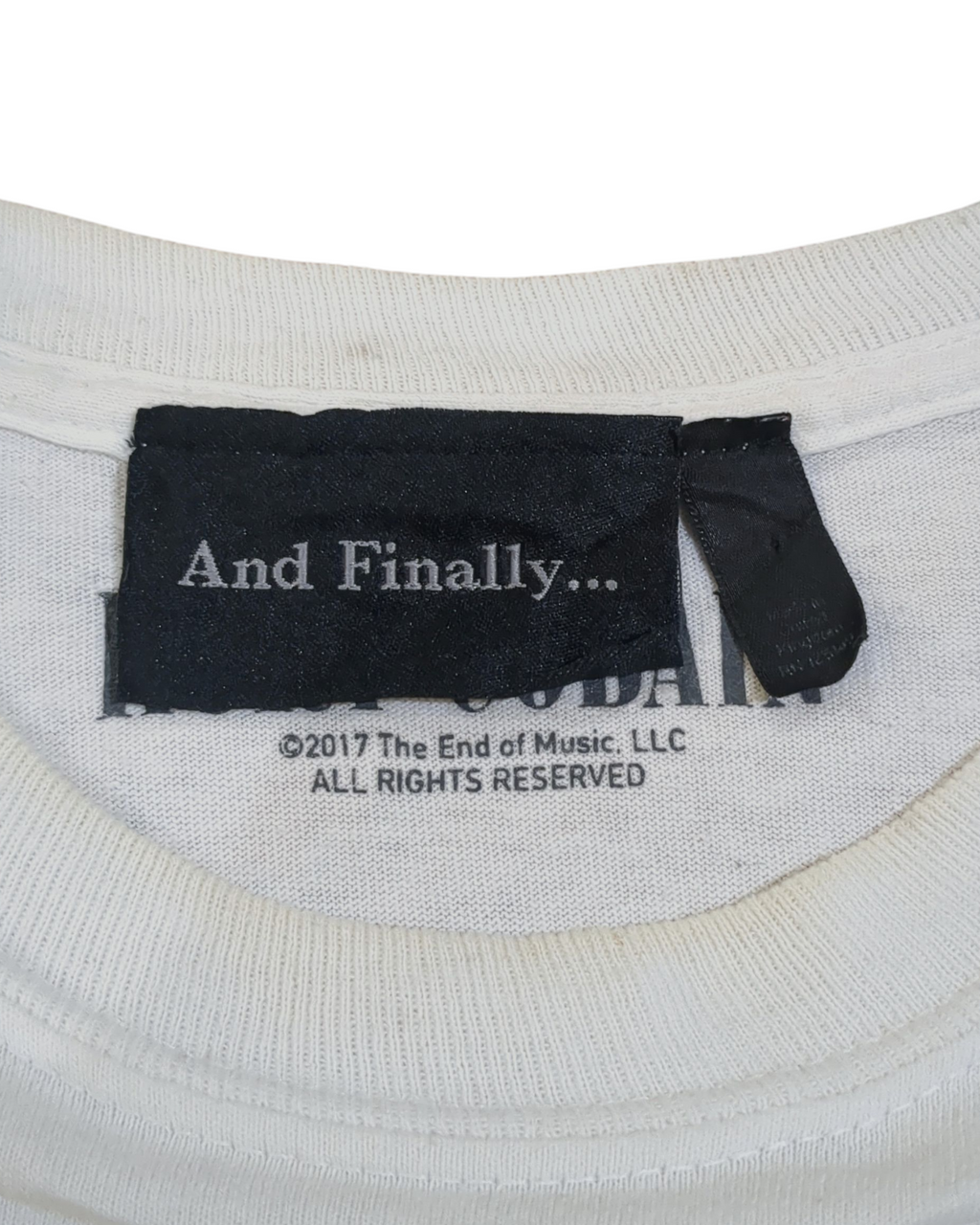 Topshop 2017 Kurt Cobain Long Sleeve Tee - (M)