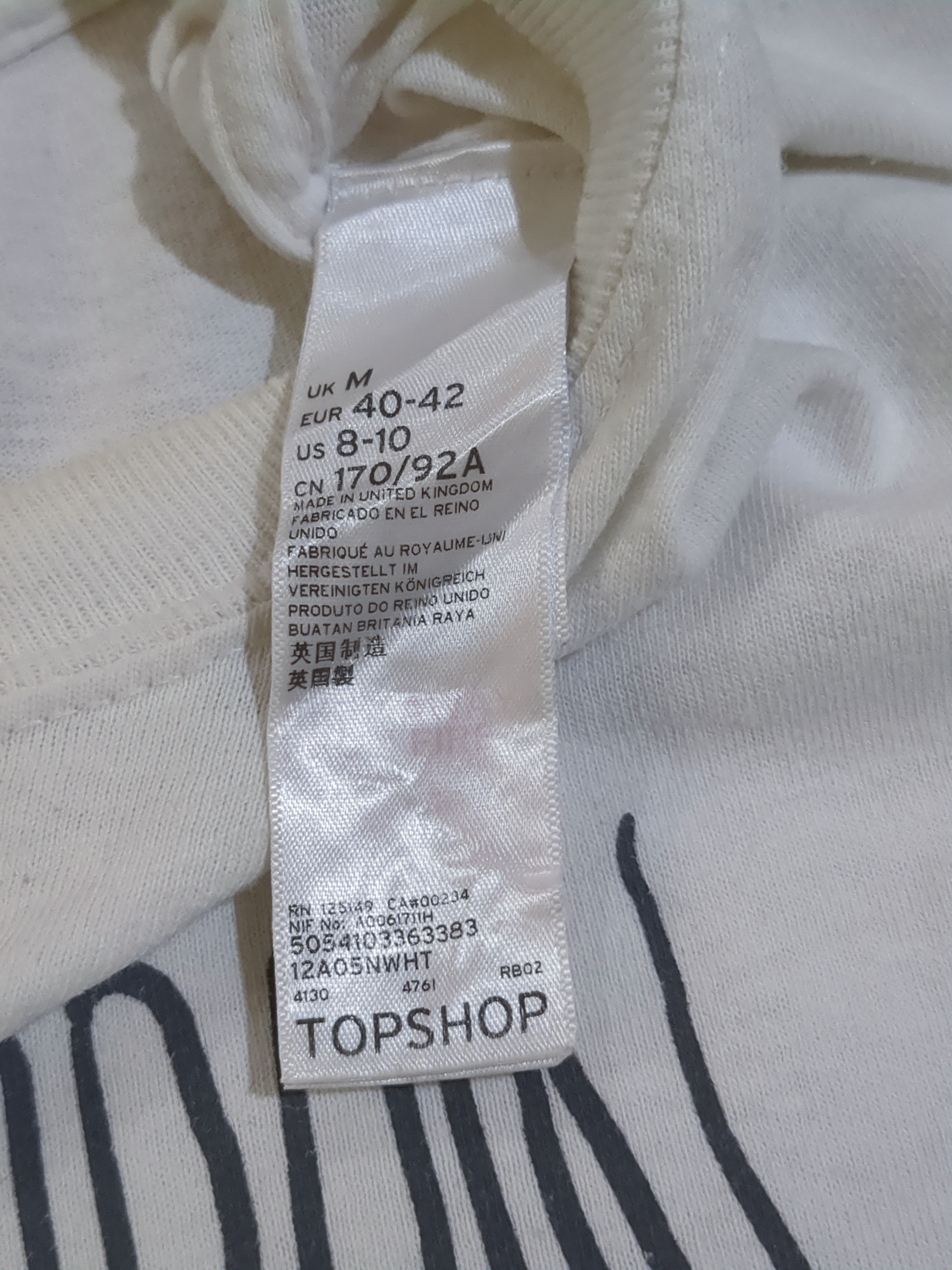 Topshop 2017 Kurt Cobain Long Sleeve Tee - (M)