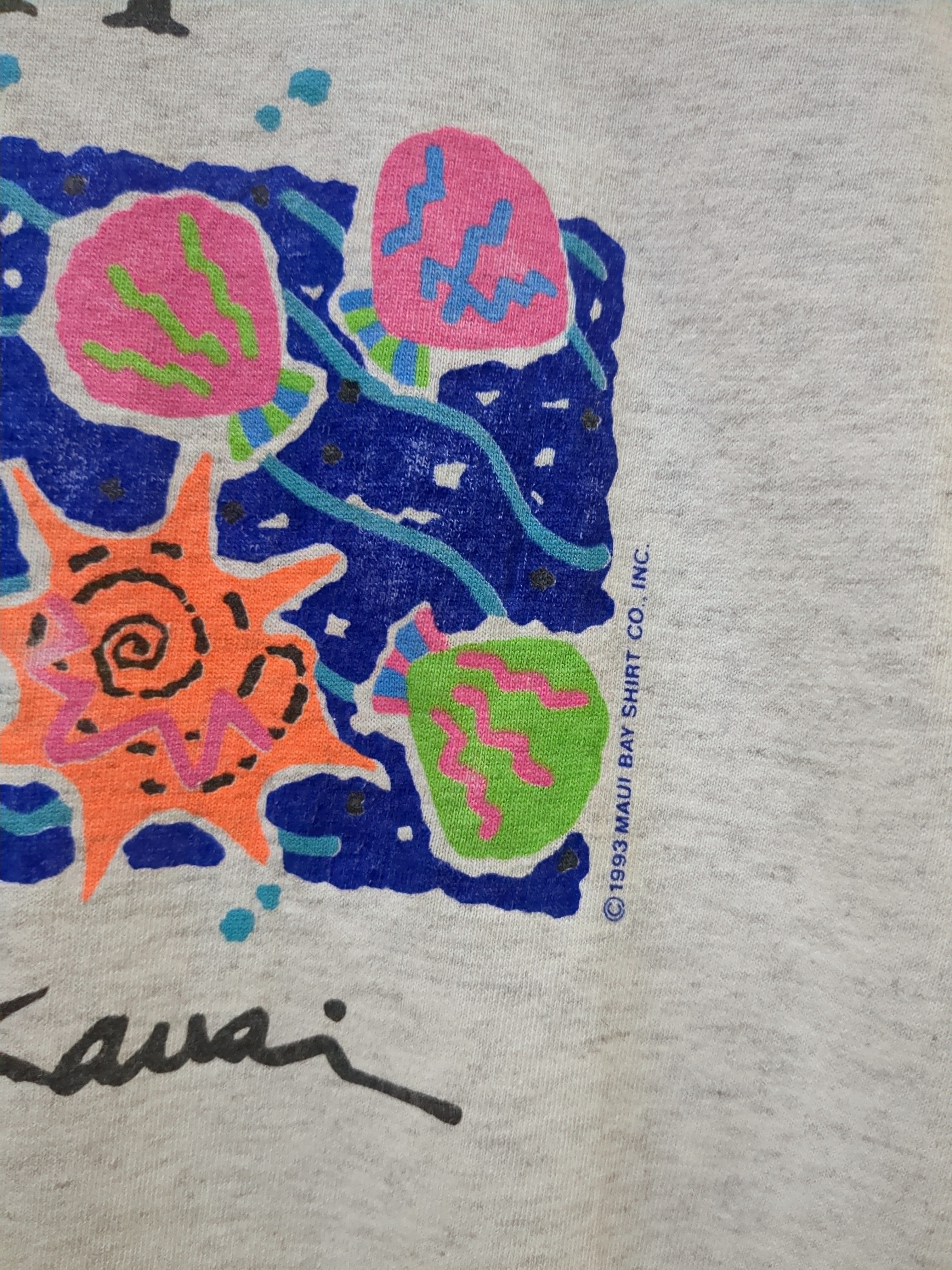Model-T 1993 Maui Bay Hawaii Single Stitch Tee - (M)