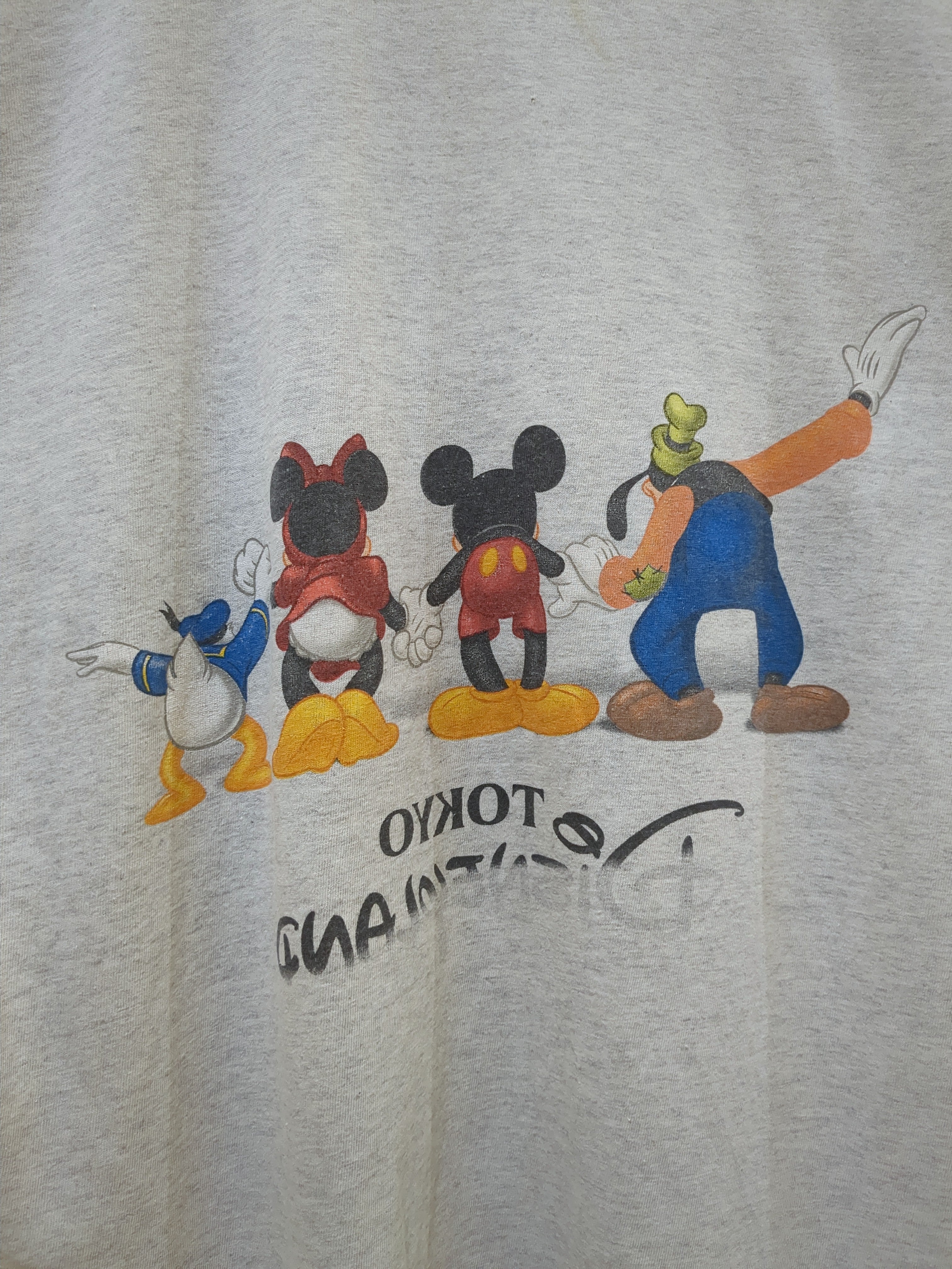 Disneyland Tokyo 90s Mickey & Friends Tee - (L)