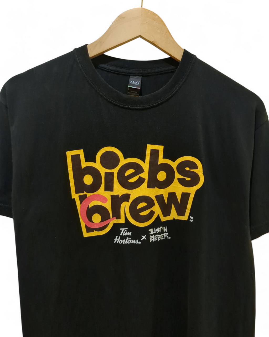 M&O Gold Justin Bieber x Tim Hortons Biebs Crew Tee - (M)