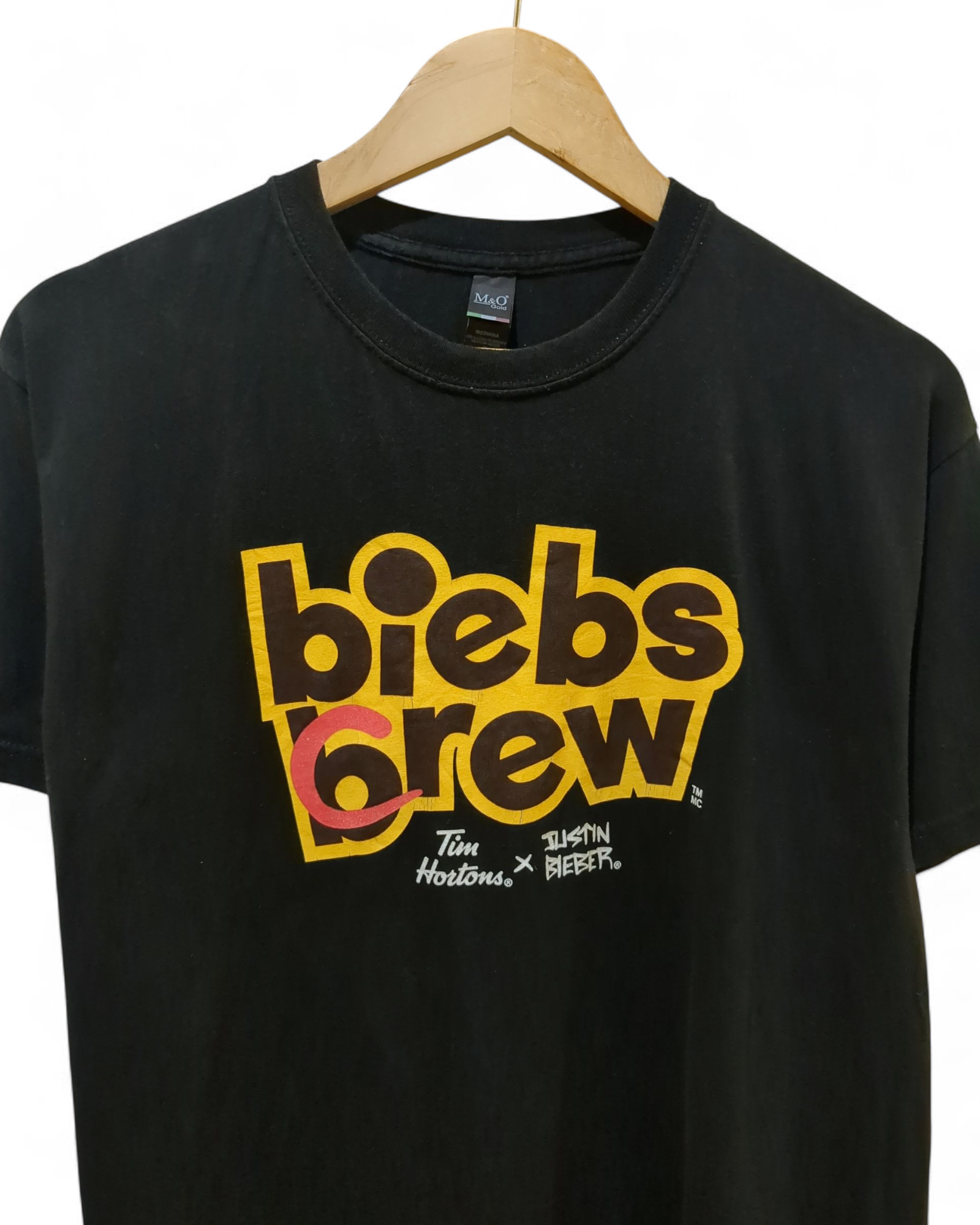 M&O Gold Justin Bieber x Tim Hortons Biebs Crew Tee - (M)