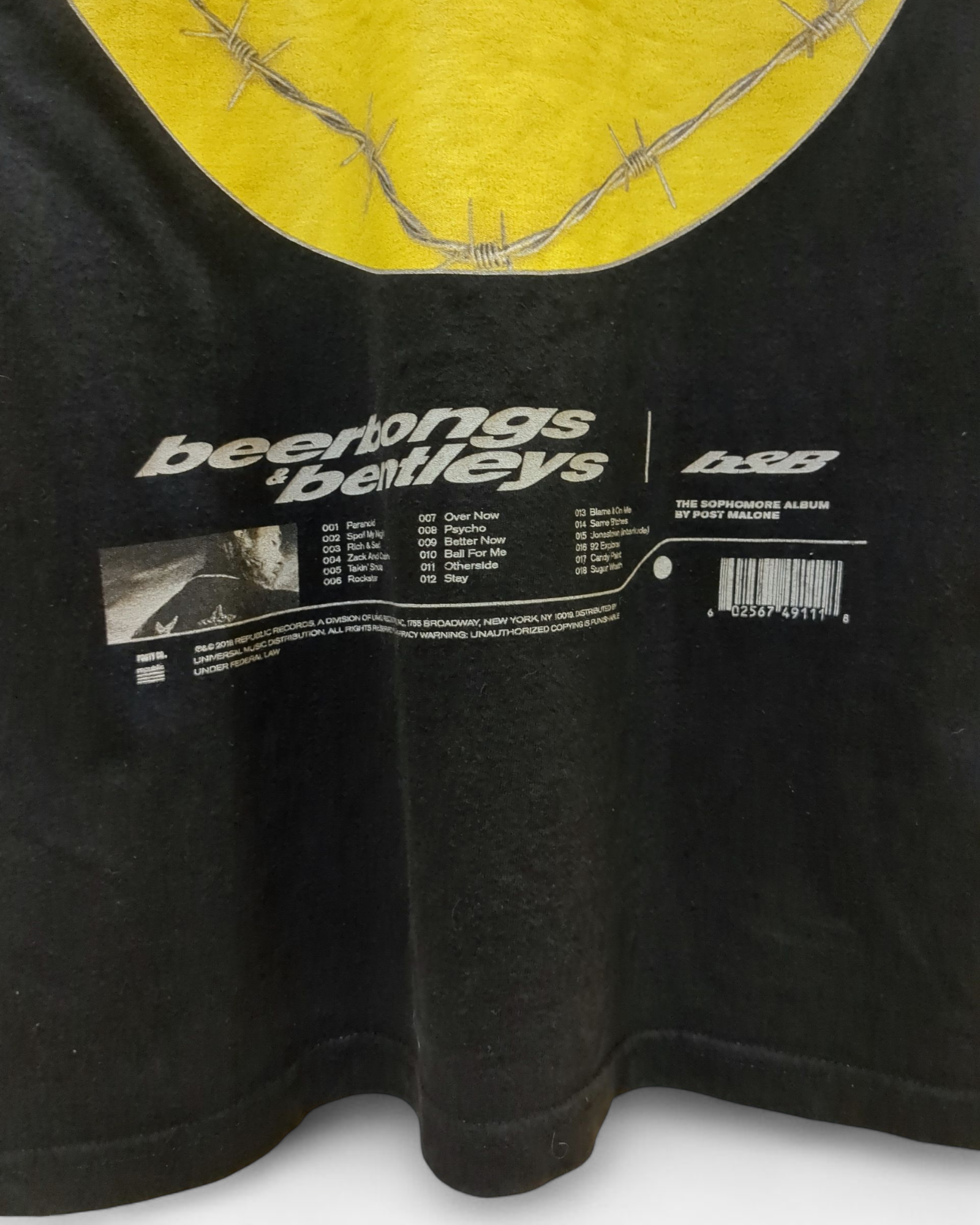 Posty Co Post Malone Beerbongs & Bentleys Album Tee - (M)