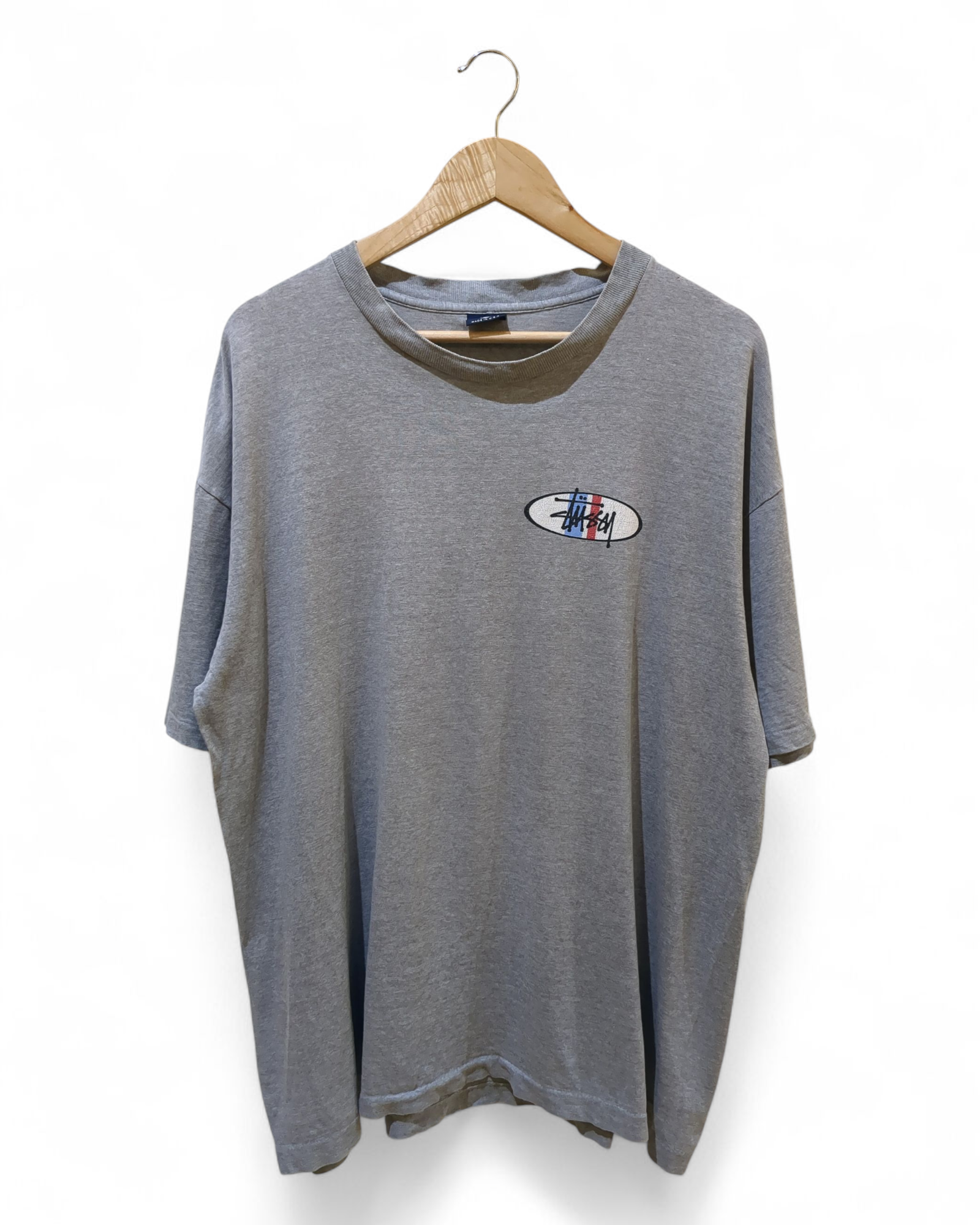 Stussy 90s Oval Logo Single Stitch Tee - (XL)