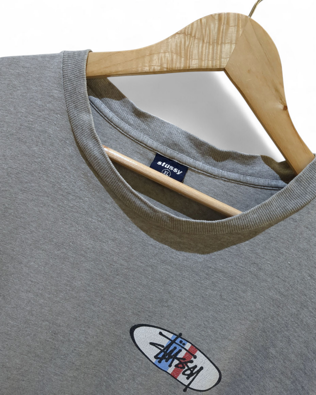 Stussy 90s Oval Logo Single Stitch Tee - (XL)