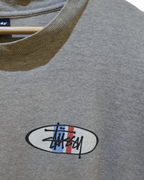Stussy 90s Oval Logo Single Stitch Tee - (XL)