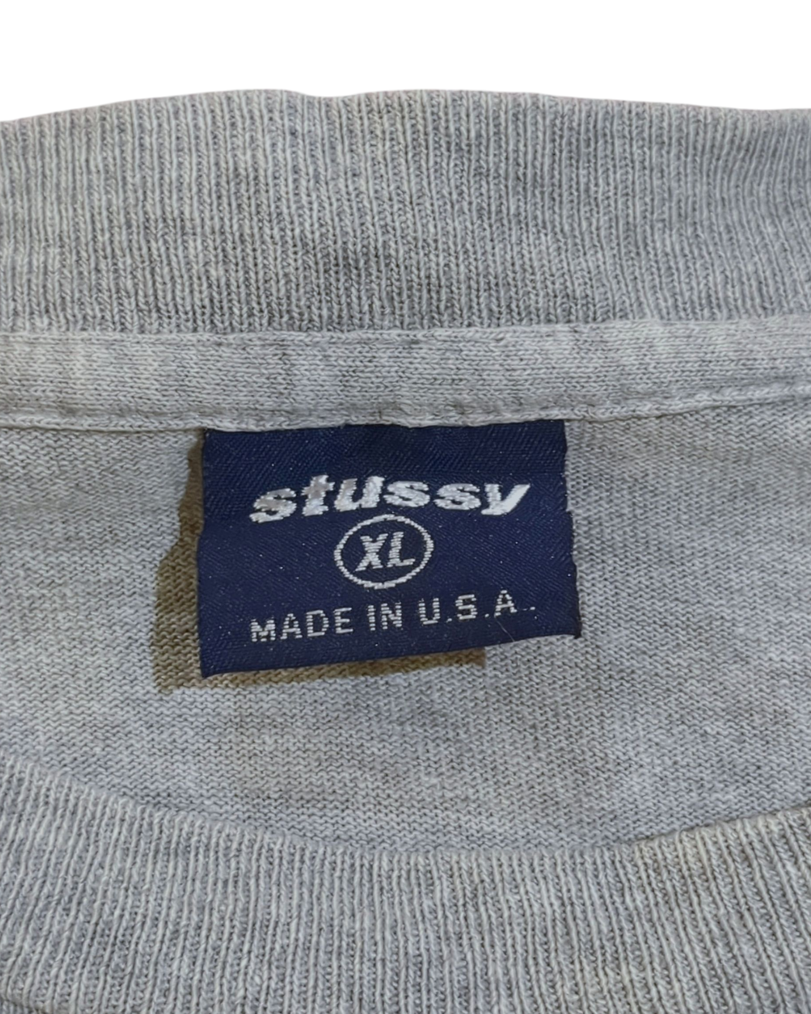 Stussy 90s Oval Logo Single Stitch Tee - (XL)