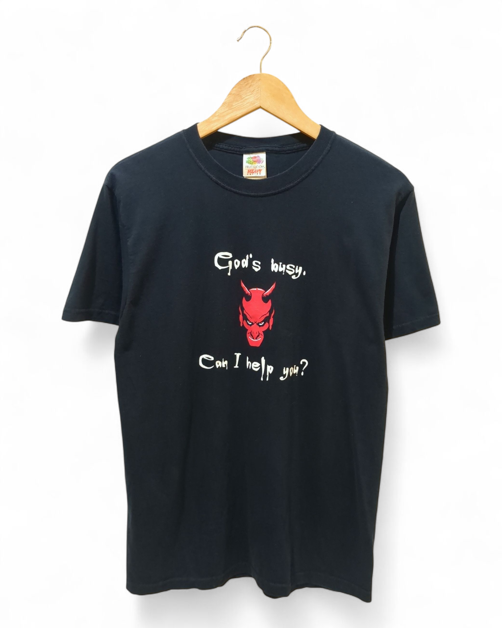 Fruit Of The Loom 2004 God's Busy Can I Help You Tee - (M)