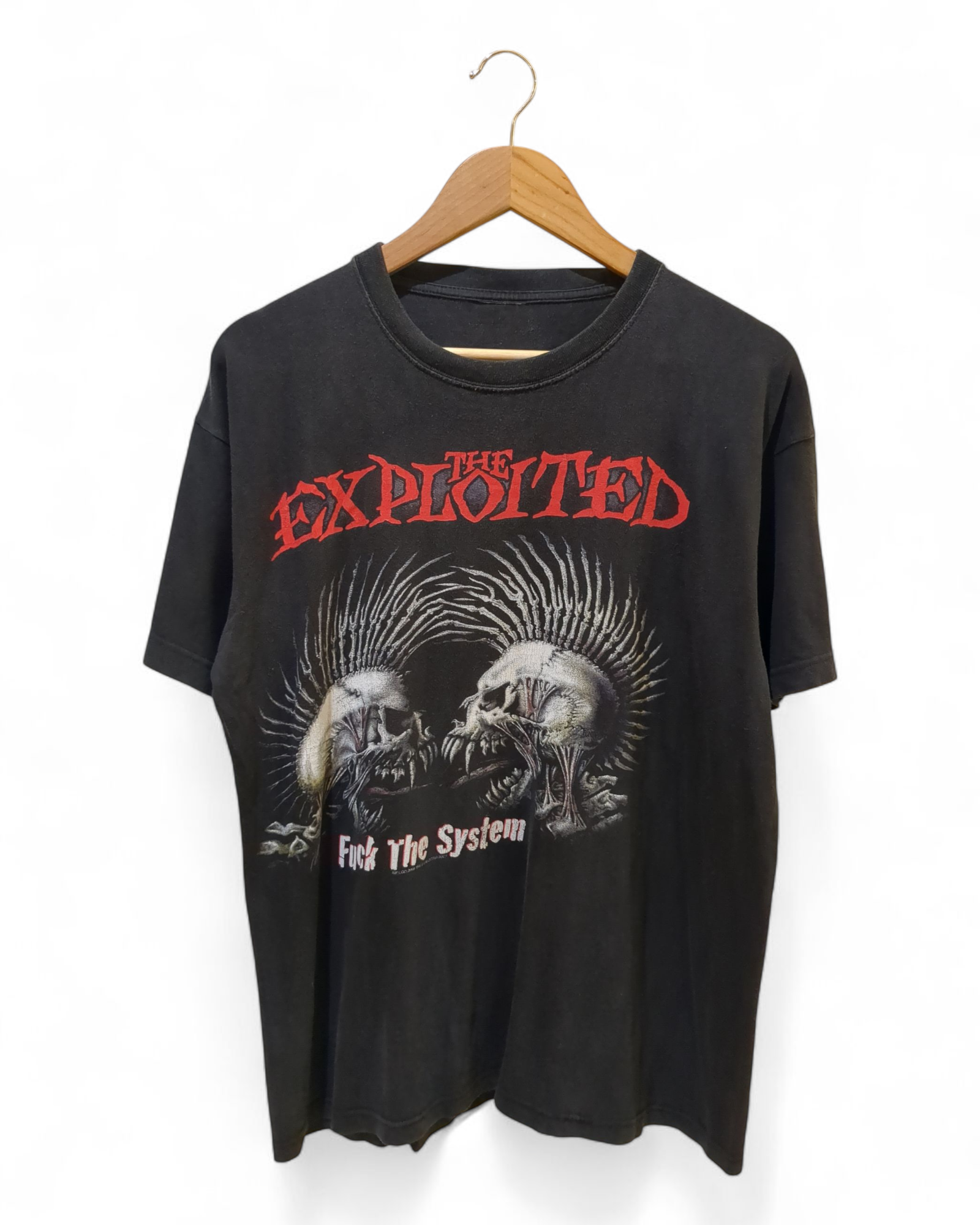 Vintage 2003 The Exploited Fuck The System Tee - (M)