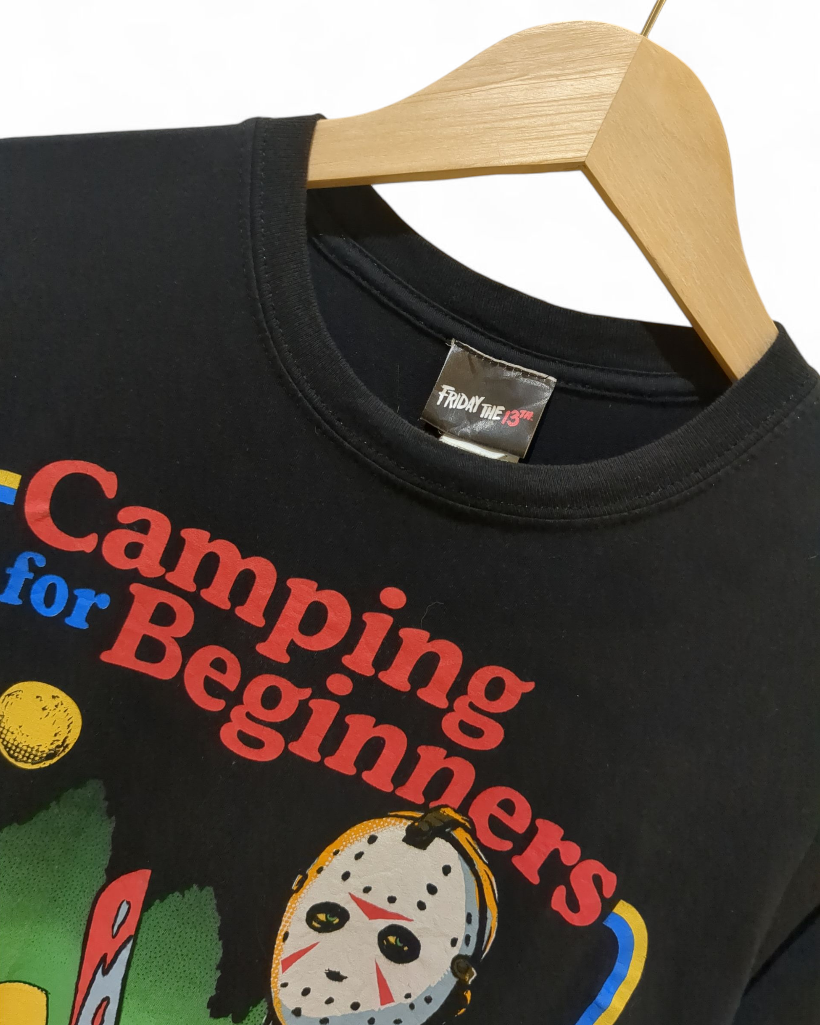 Gildan Friday The 13th Camping For Beginners Tee - (S)