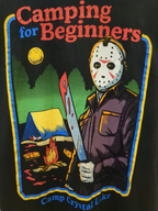 Gildan Friday The 13th Camping For Beginners Tee - (S)