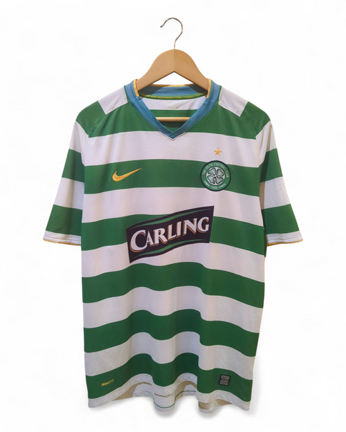 2008-09 Nike Celtic Home Shirt - (XL)
