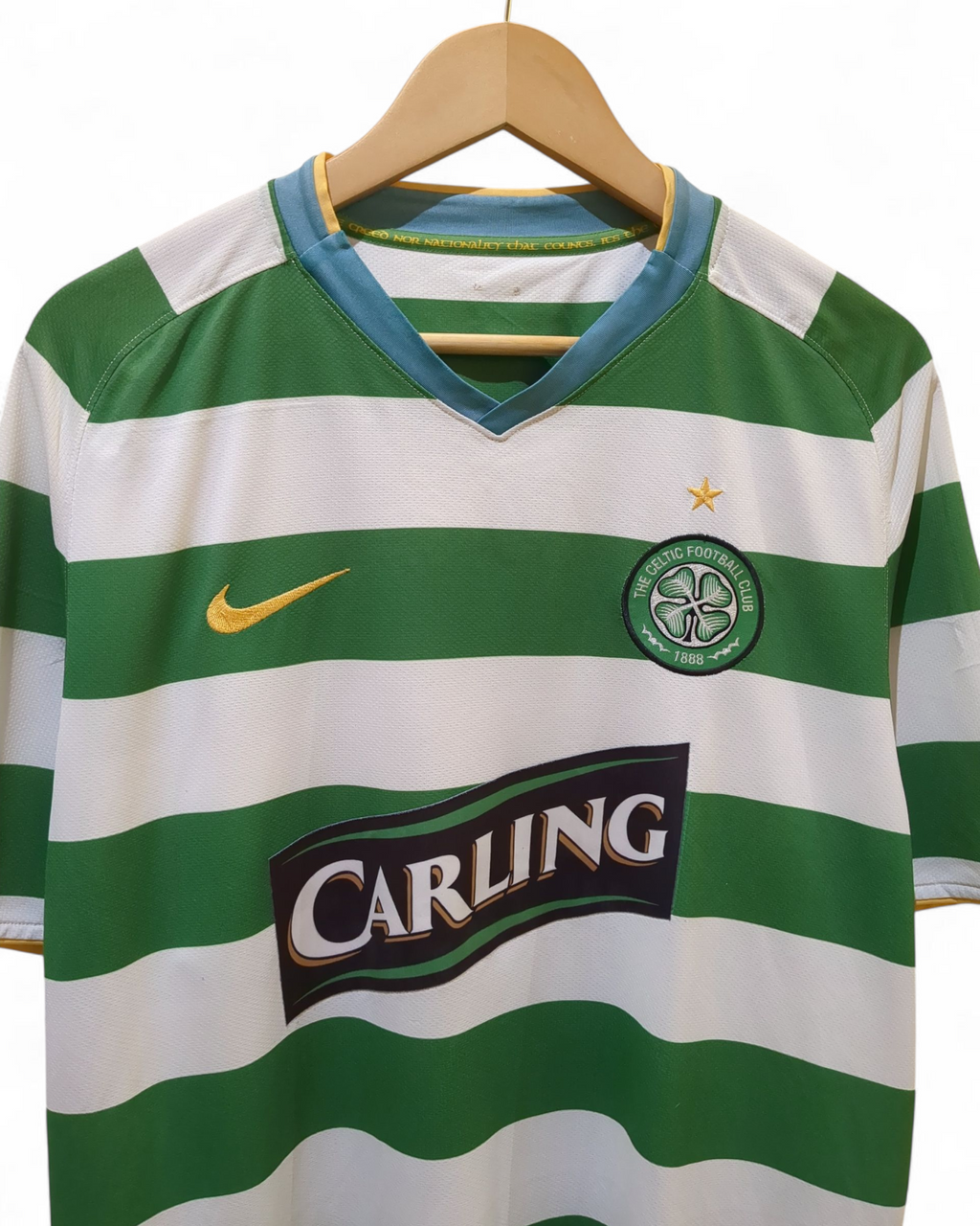 2008-09 Nike Celtic Home Shirt - (XL)
