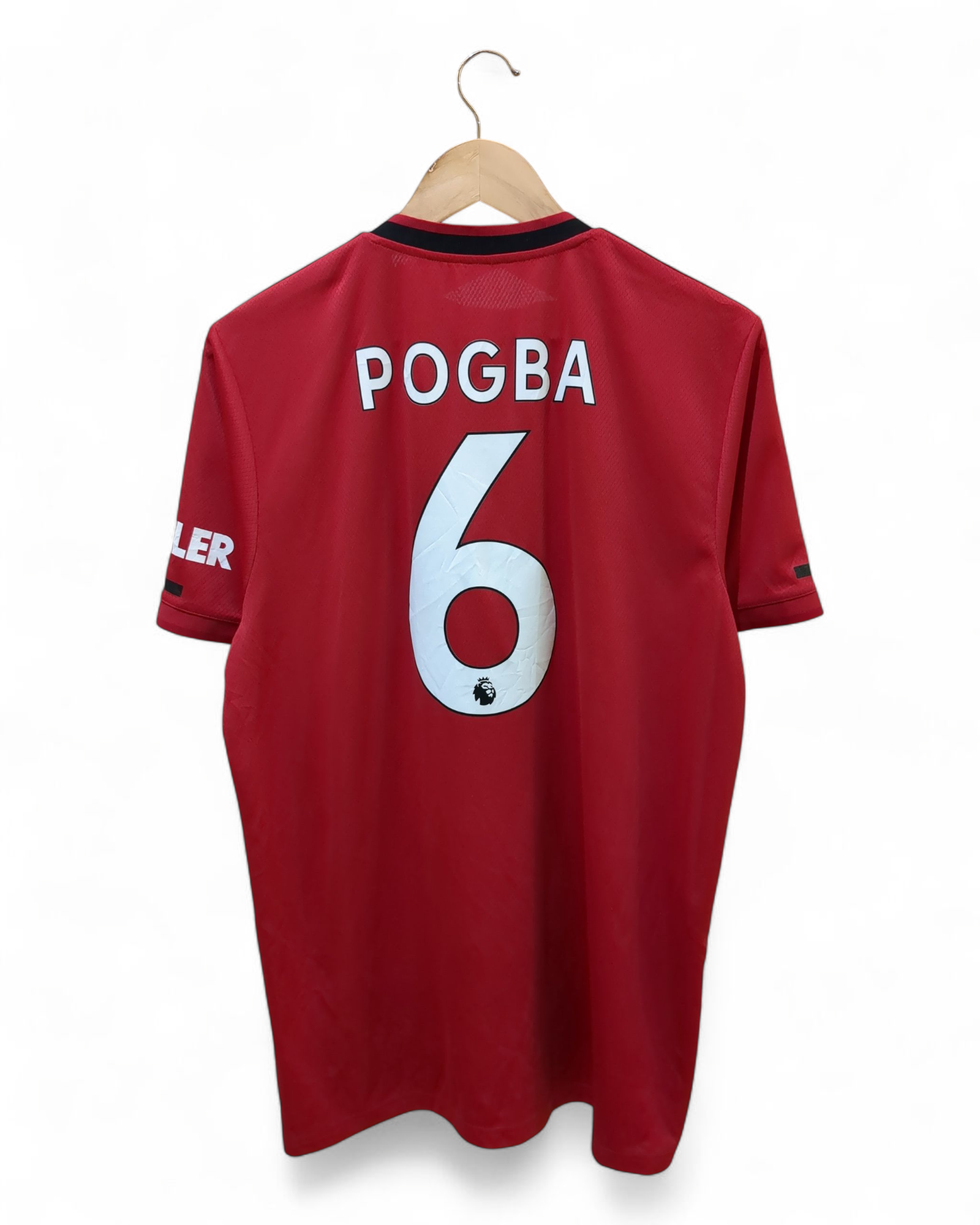2019-20 Adidas Manchester United Home Shirt #6 Pogba - (L)