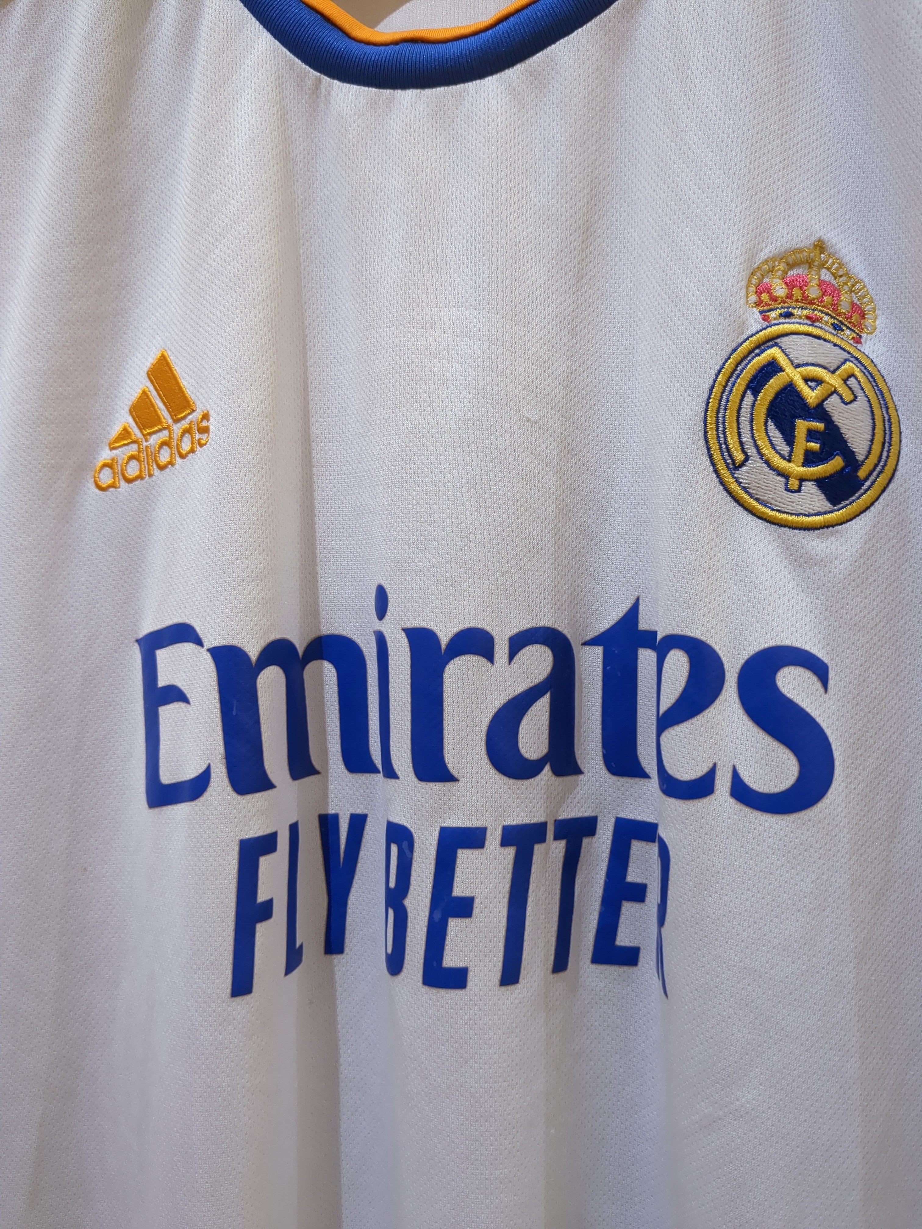 2021-22 Adidas Real Madrid Home Shirt - (XL)