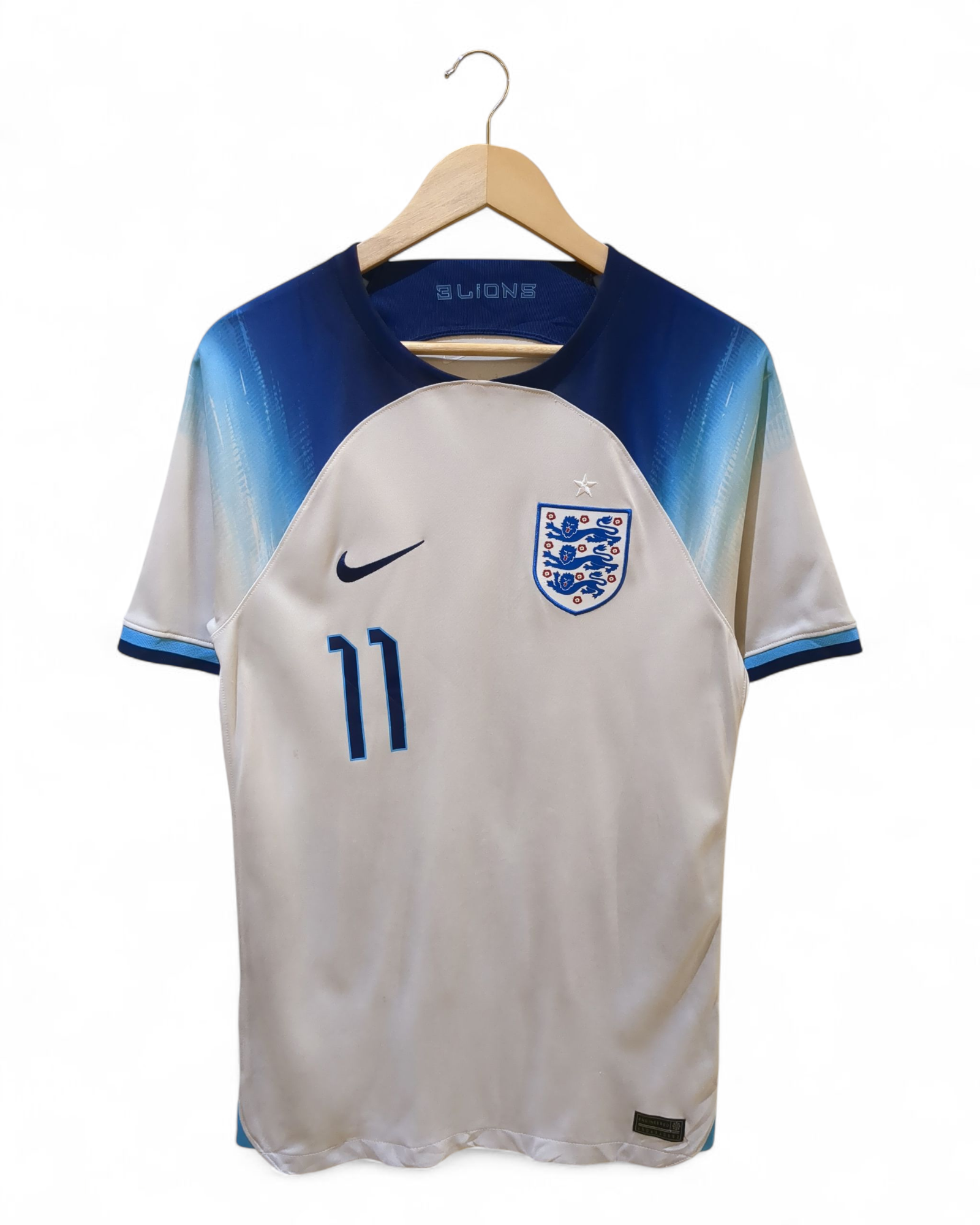 2022-23 Nike England Home Shirt #11 Rashford - (S)