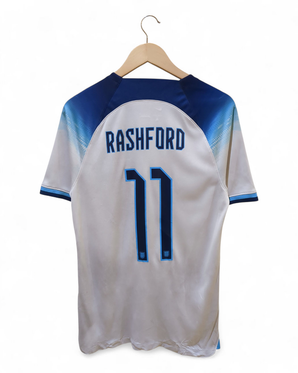 2022-23 Nike England Home Shirt #11 Rashford - (S)