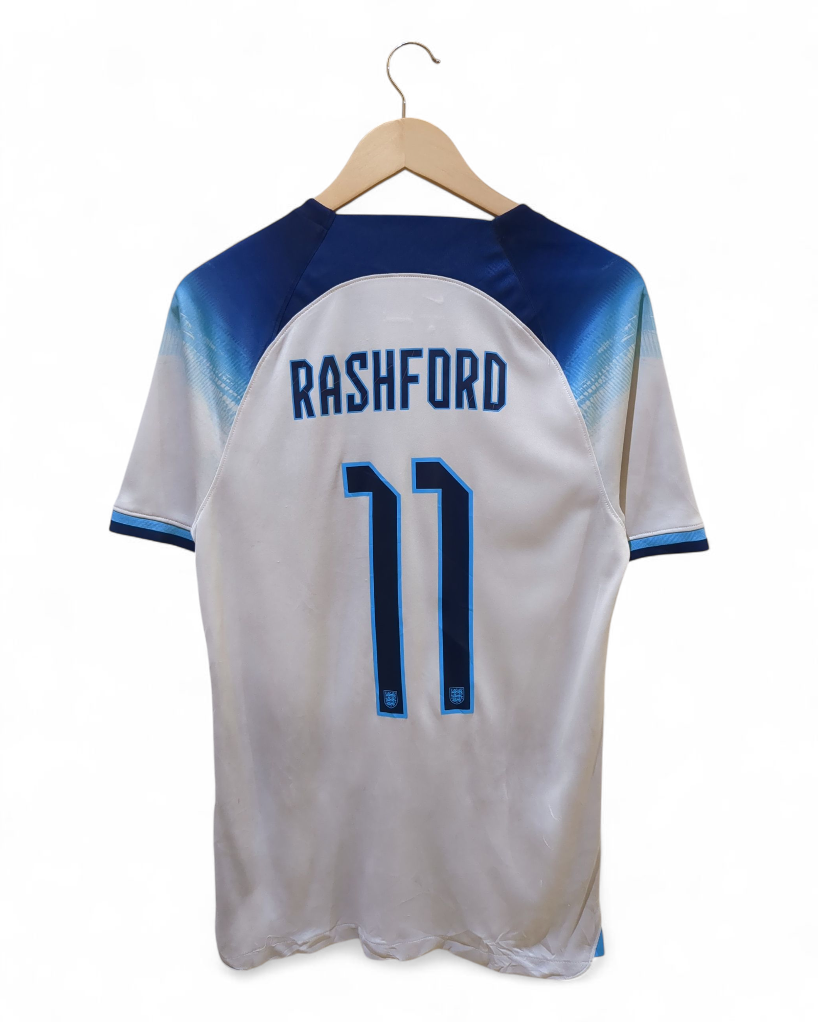2022-23 Nike England Home Shirt #11 Rashford - (S)