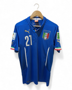 2014-15 Italy Home Shirt #21 Pirlo - (M)