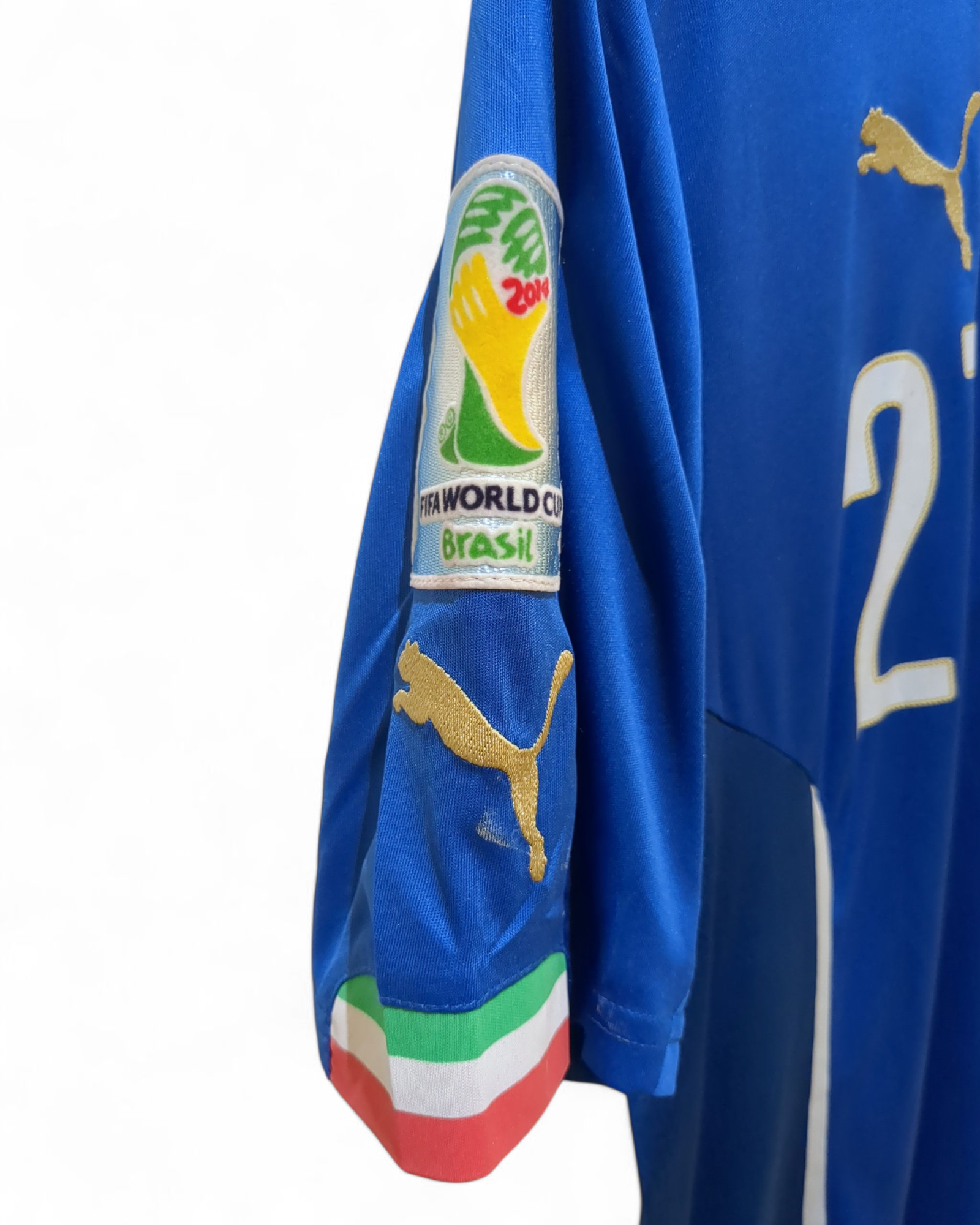 2014-15 Italy Home Shirt #21 Pirlo - (M)