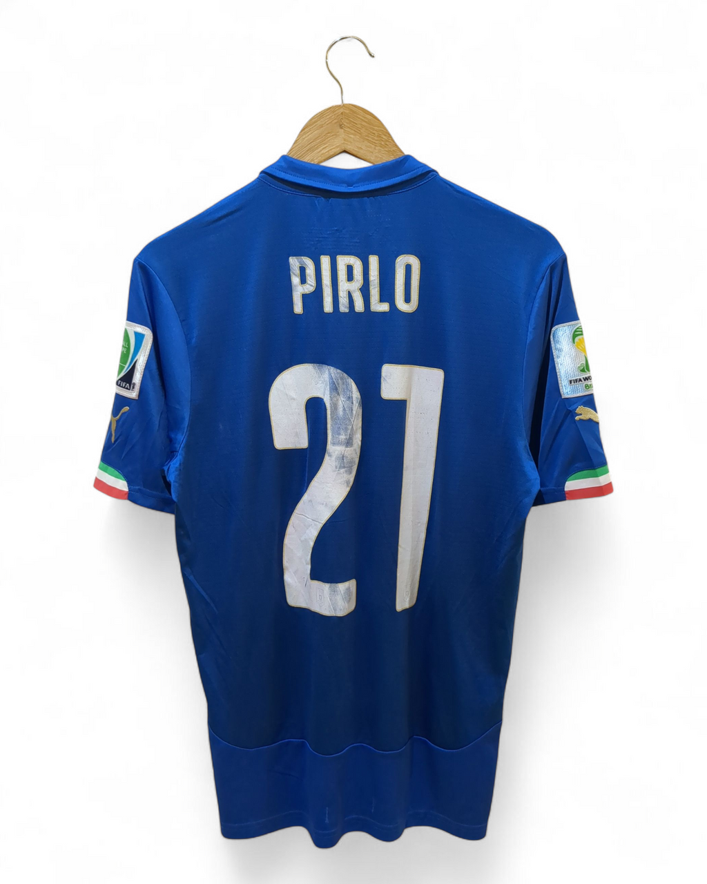 2014-15 Italy Home Shirt #21 Pirlo - (M)