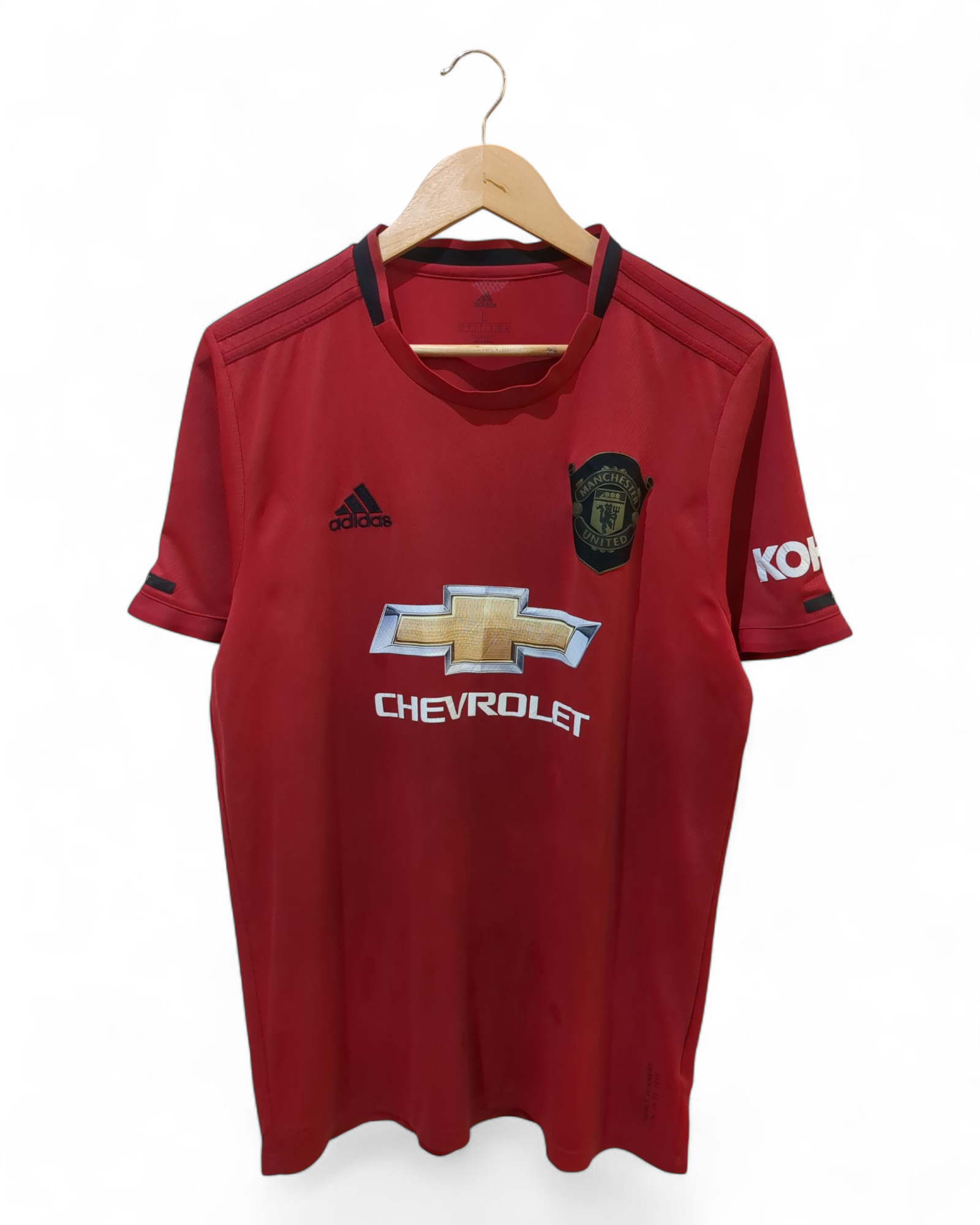 2019-20 Adidas Manchester United Home Shirt - (L)