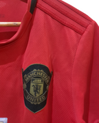 2019-20 Adidas Manchester United Home Shirt - (L)