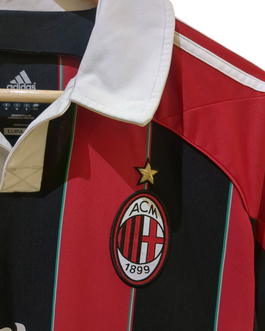 2012-13 Adidas AC Milan Home Shirt - (M)