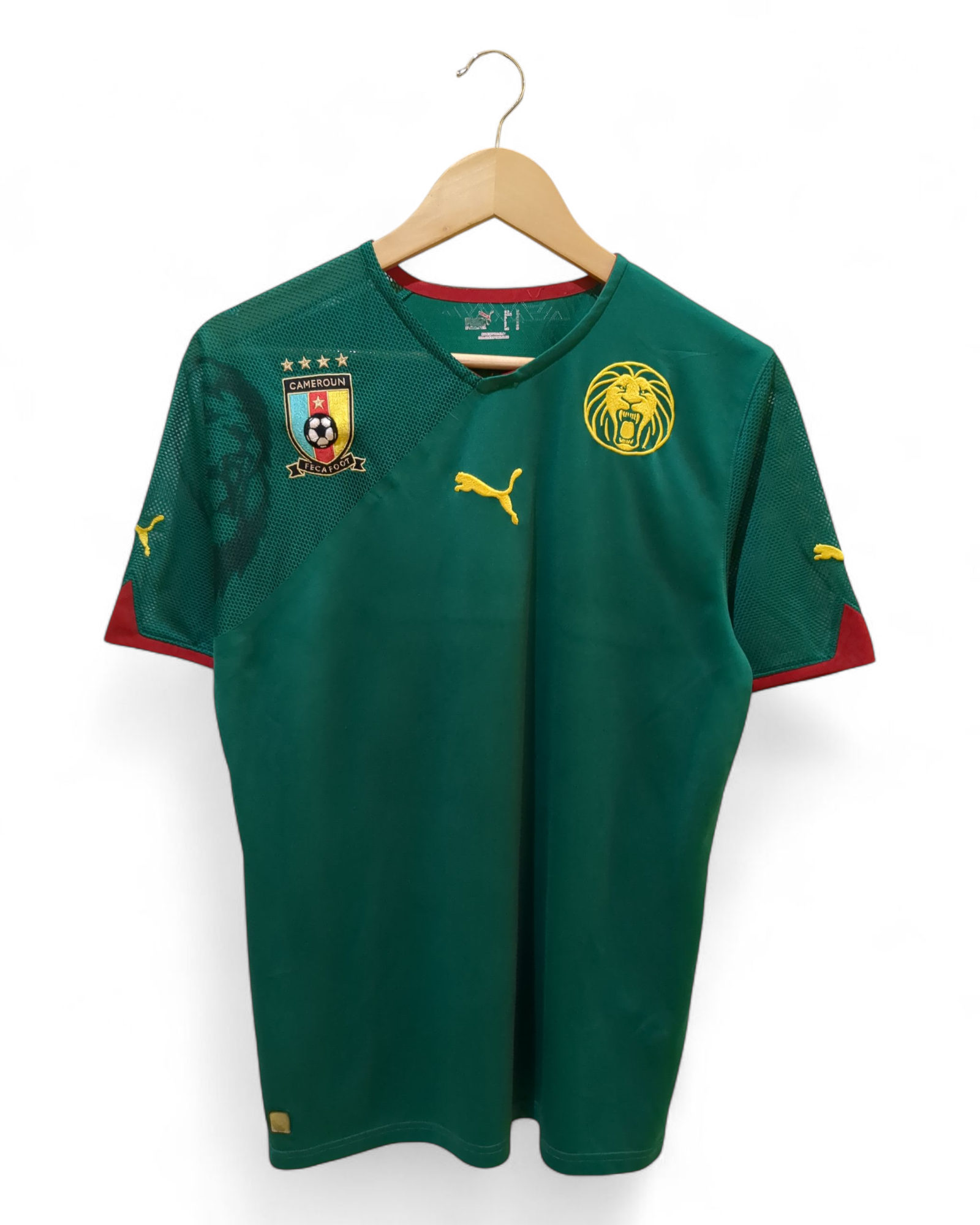 2010-11 Puma Cameroon Home Shirt - (M)