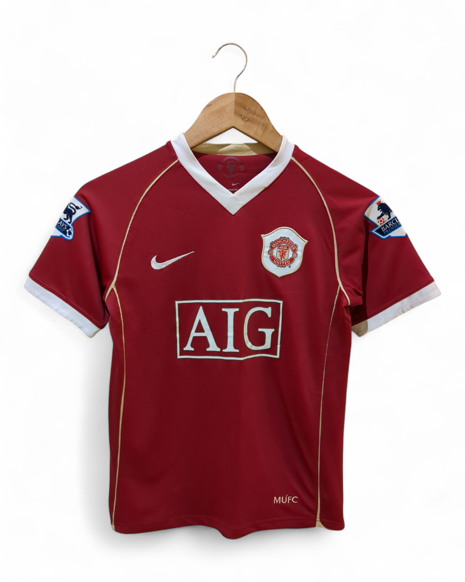 2006-07 Nike Manchester United Home Shirt #13 J.S Park - (XS)