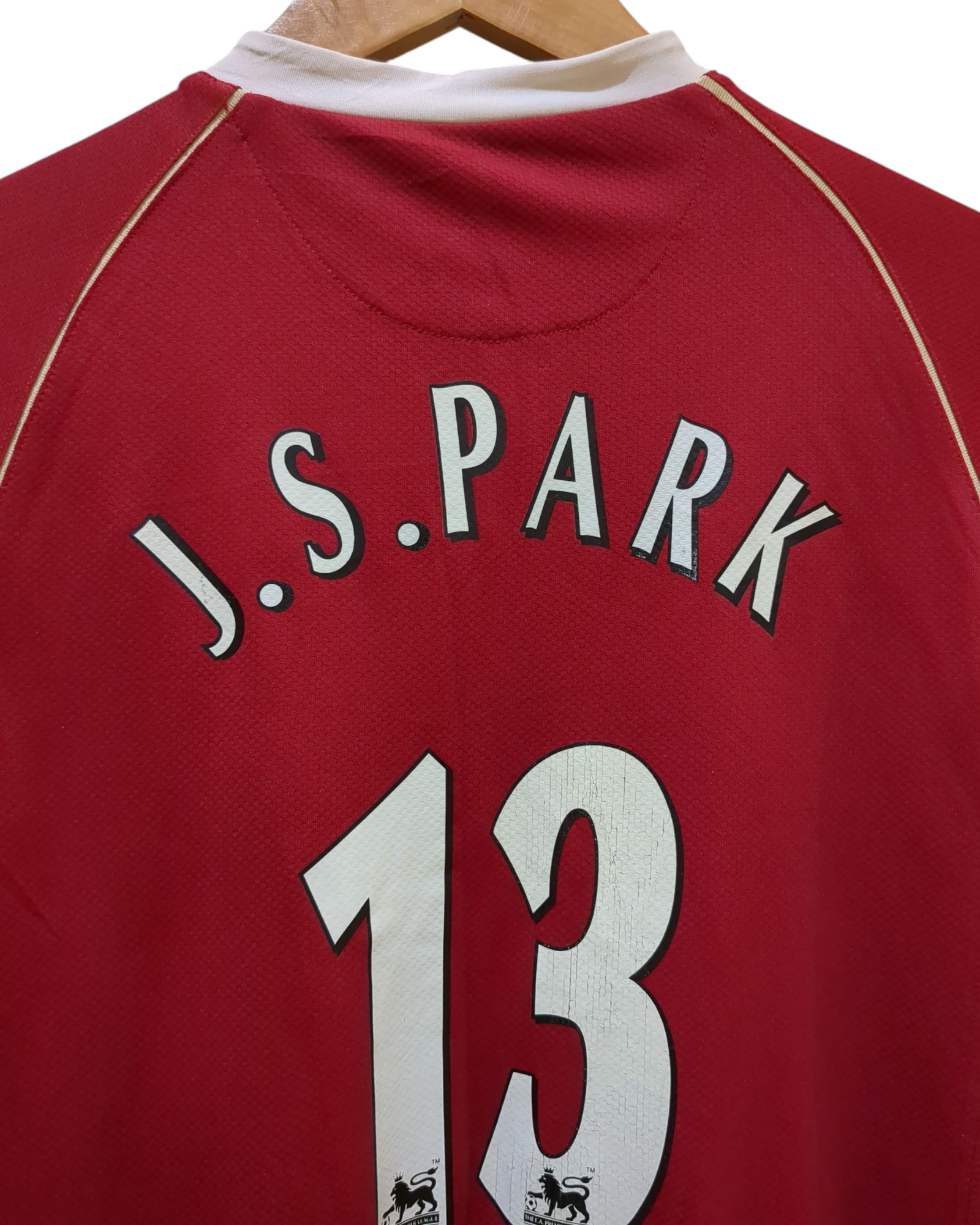 2006-07 Nike Manchester United Home Shirt #13 J.S Park - (XS)