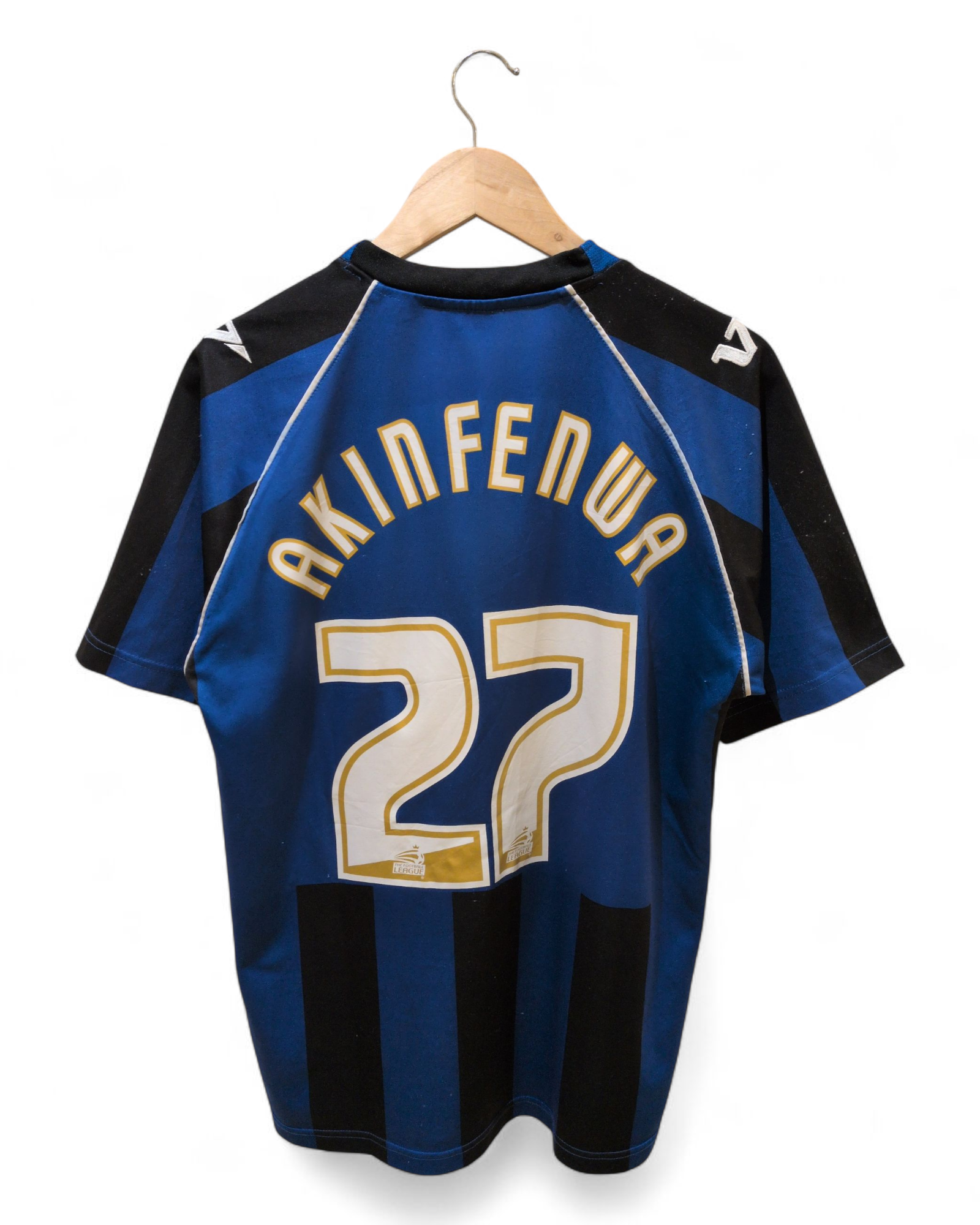 2010-11 Vandanel Gillingham Home Shirt #27 Akinfenwa - (M)