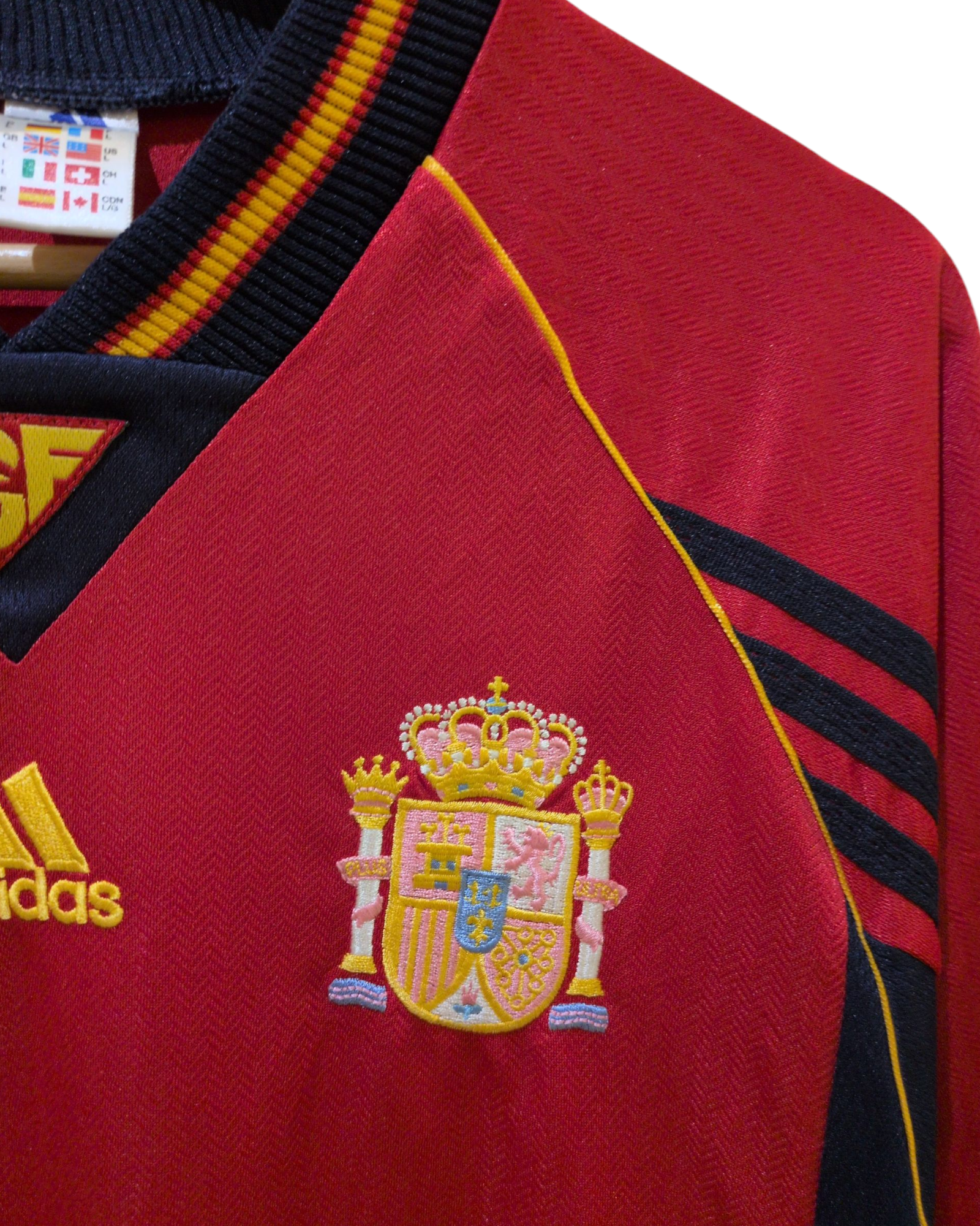 1998-99 Adidas Spain Home Shirt - (L)