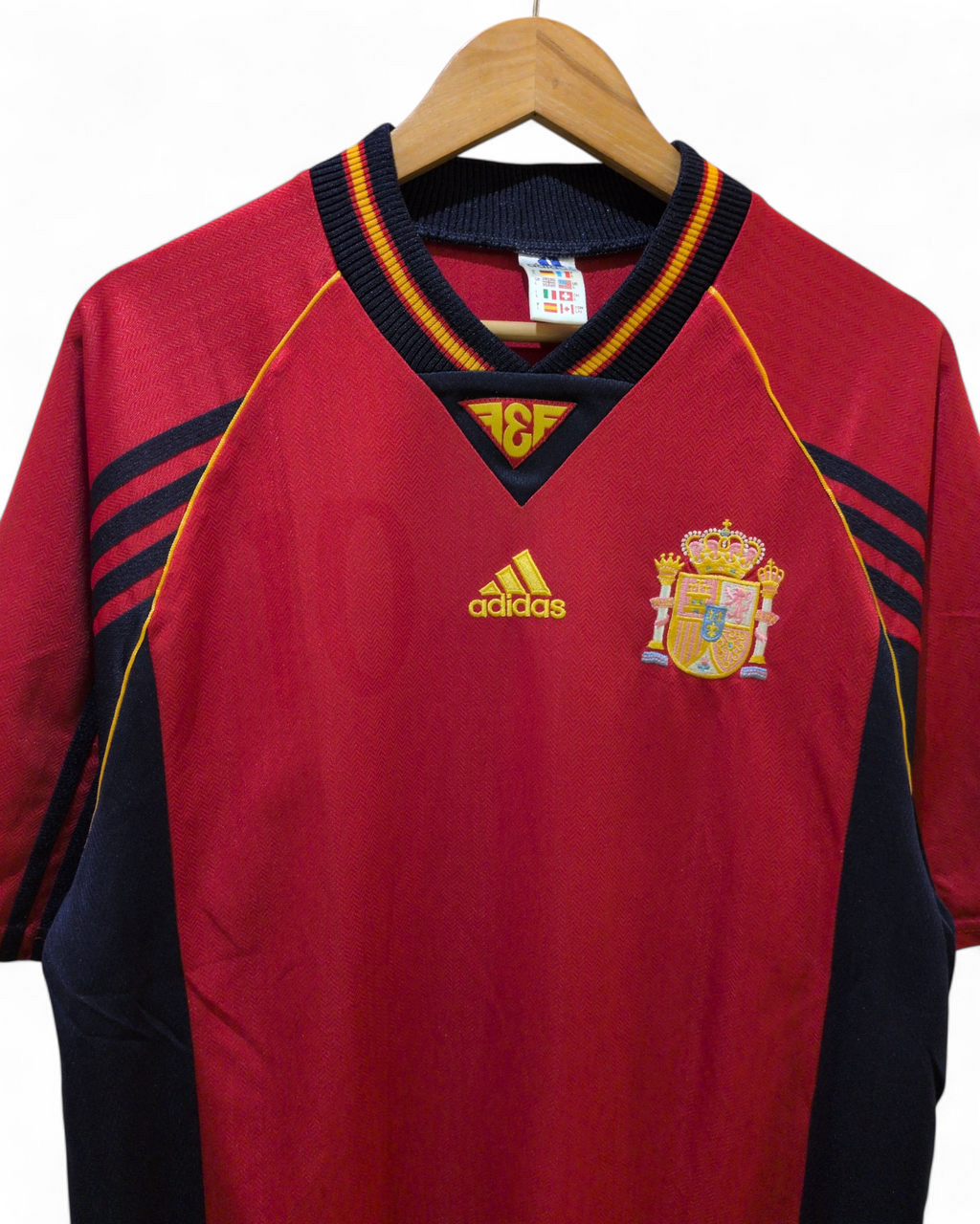1998-99 Adidas Spain Home Shirt - (L)
