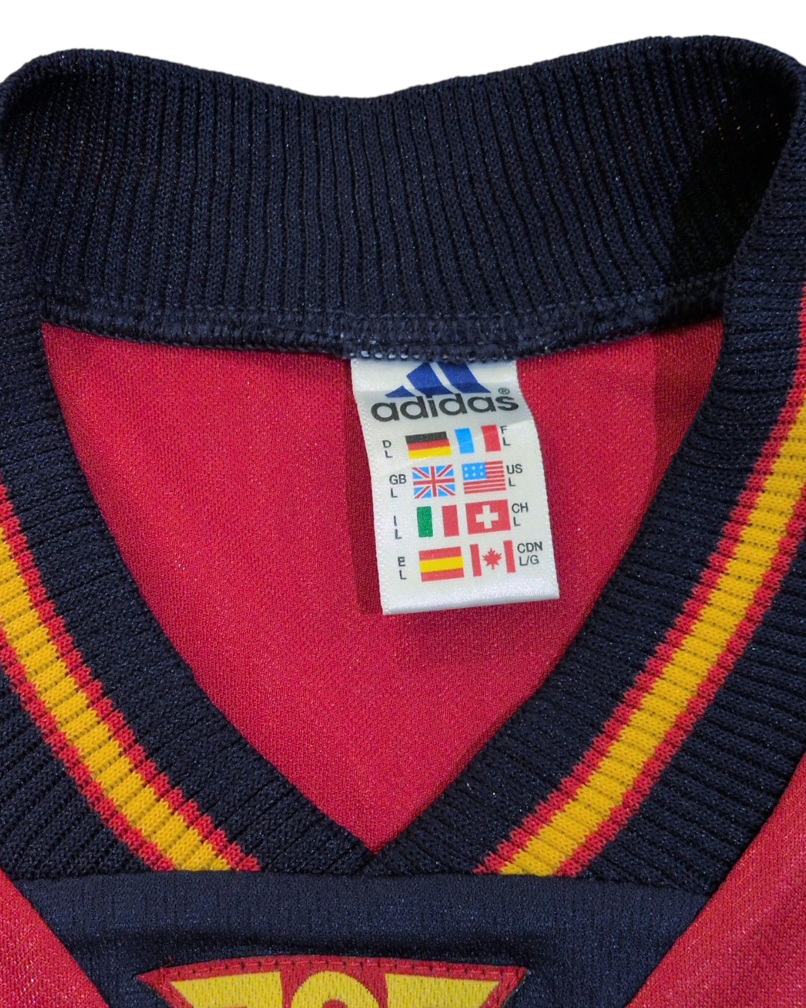 1998-99 Adidas Spain Home Shirt - (L)