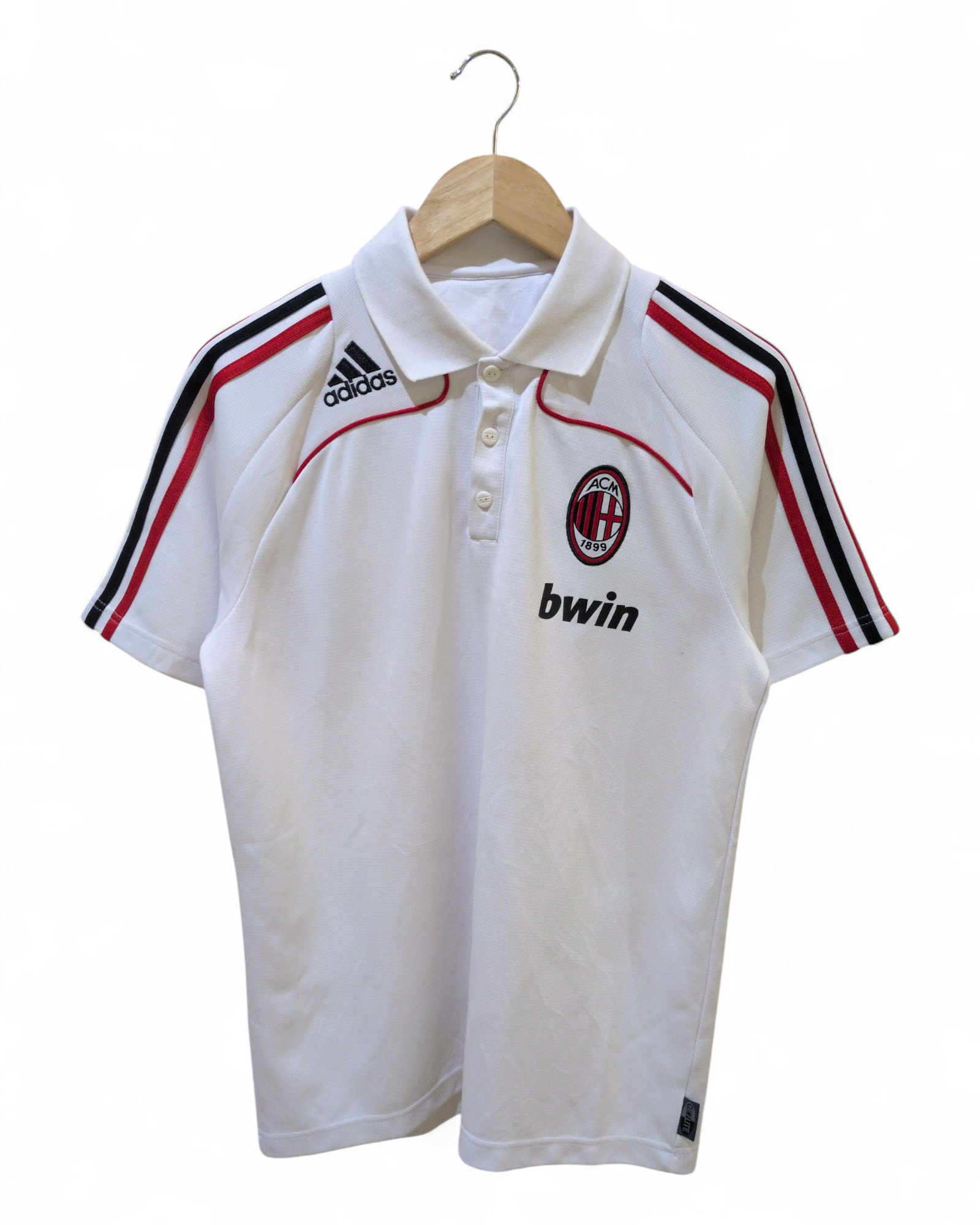 2008-09 Adidas AC Milan Polo Shirt - (M)
