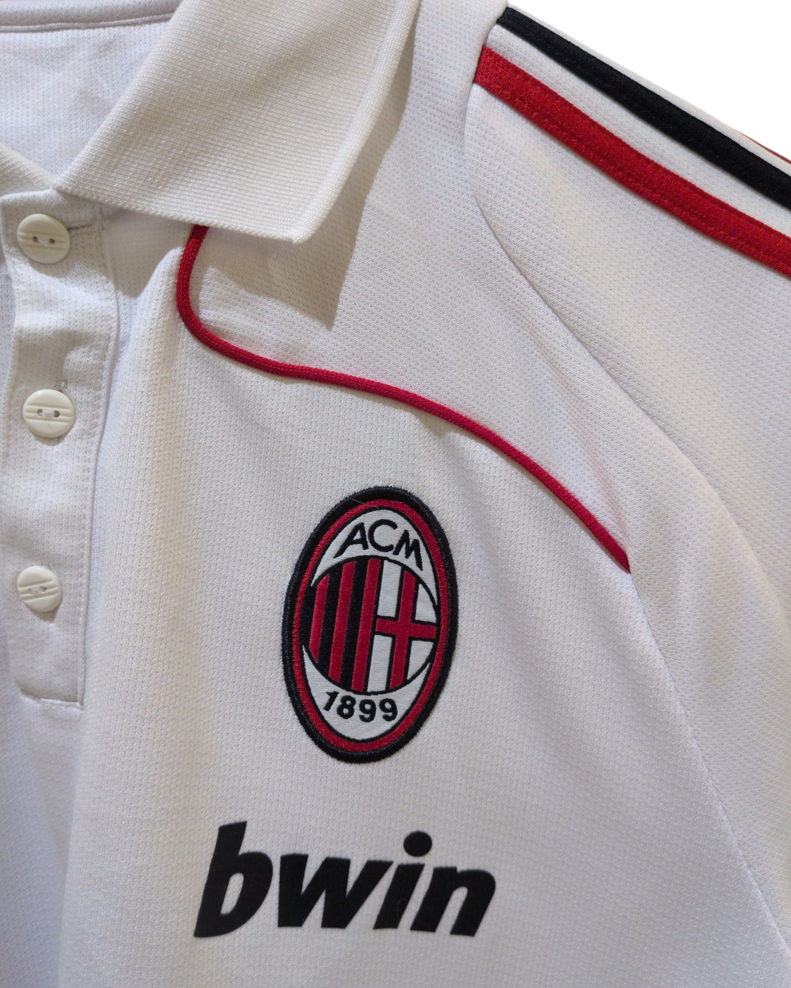 2008-09 Adidas AC Milan Polo Shirt - (M)