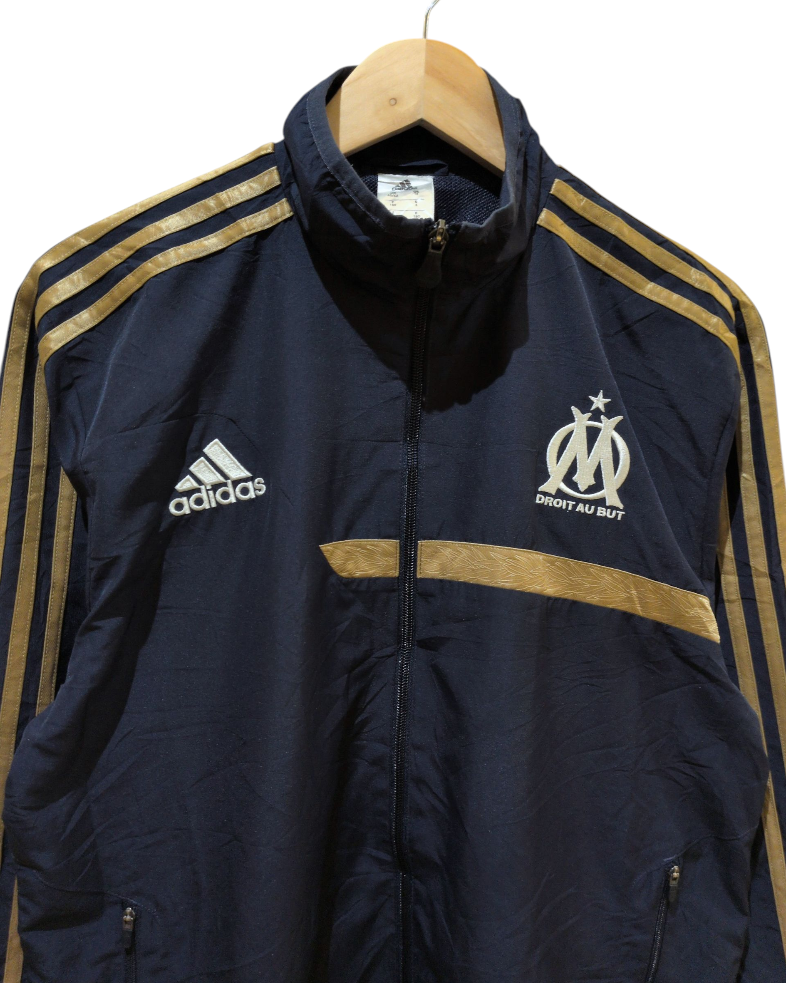 2013-14 Adidas Olympique Marseille Track Jacket - (L)
