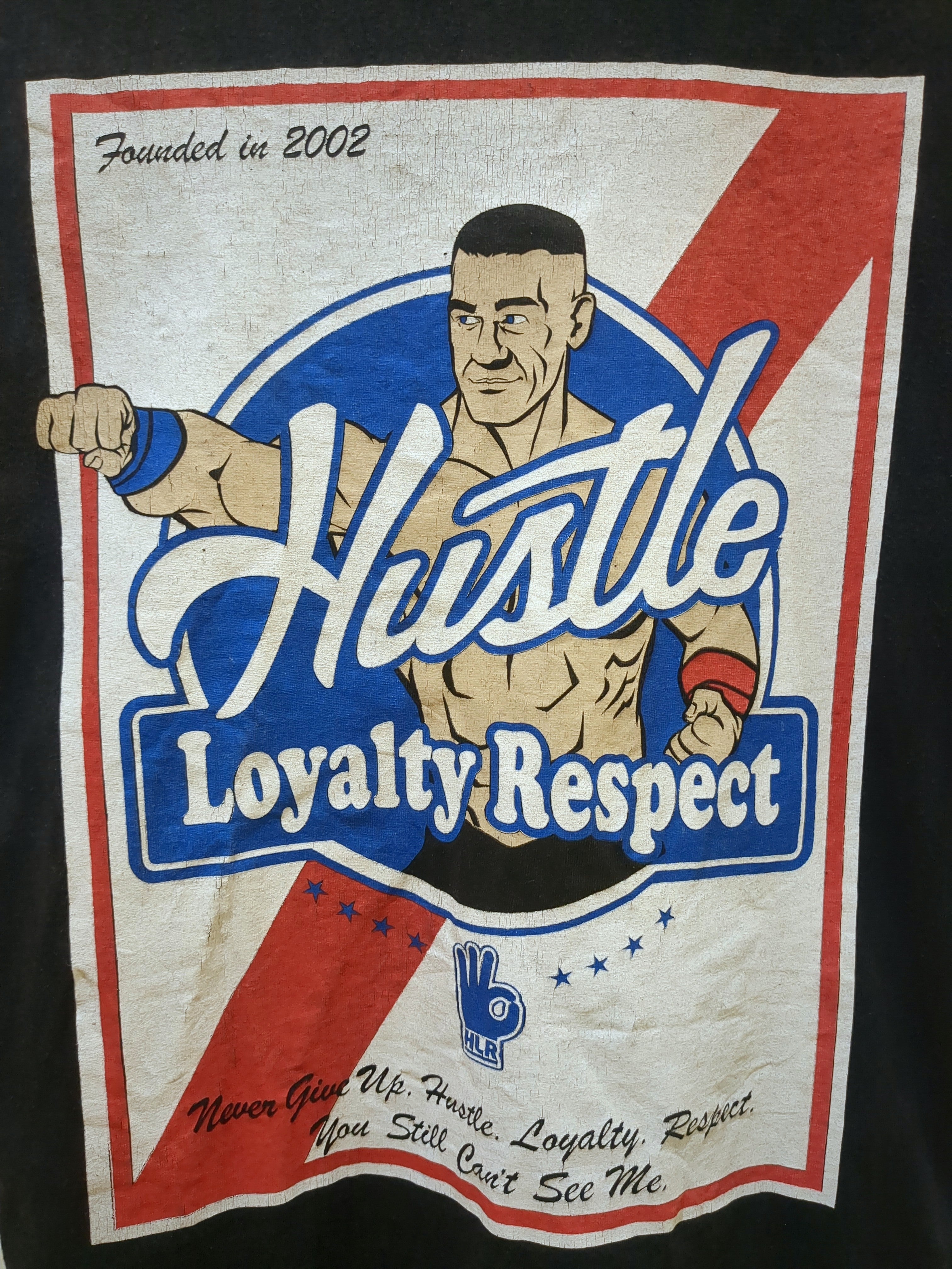 WWE John Cena Hustle Loyalty Respect Tee - (S)