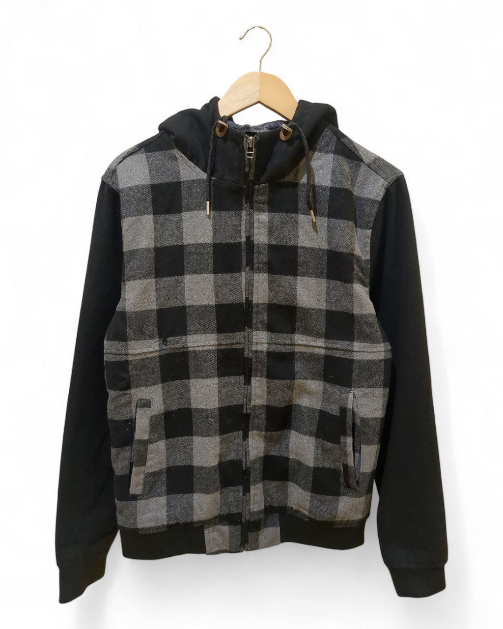 Dickies Hooded Zip Flannel Sweatshirt - (M)